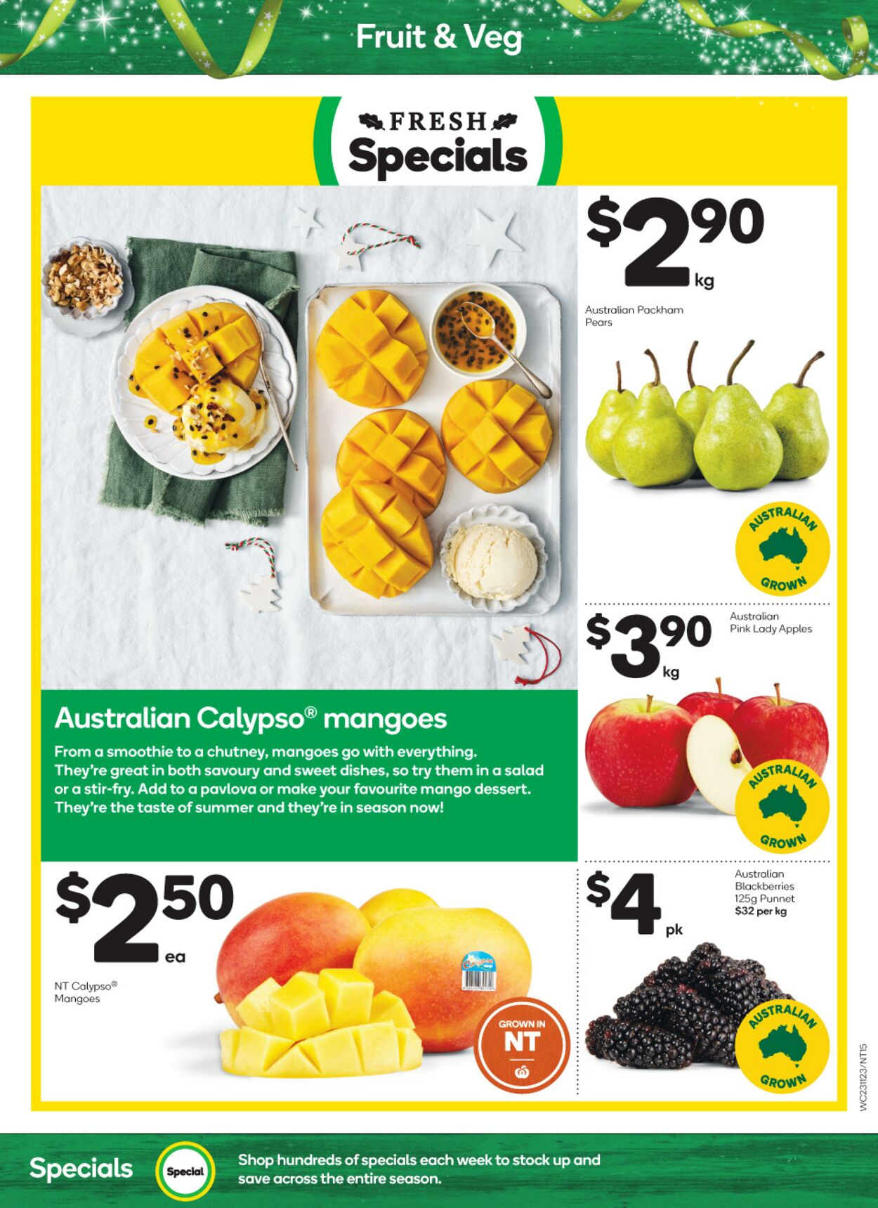 Catalogue Woolworths 23.11.2022 - 29.11.2022