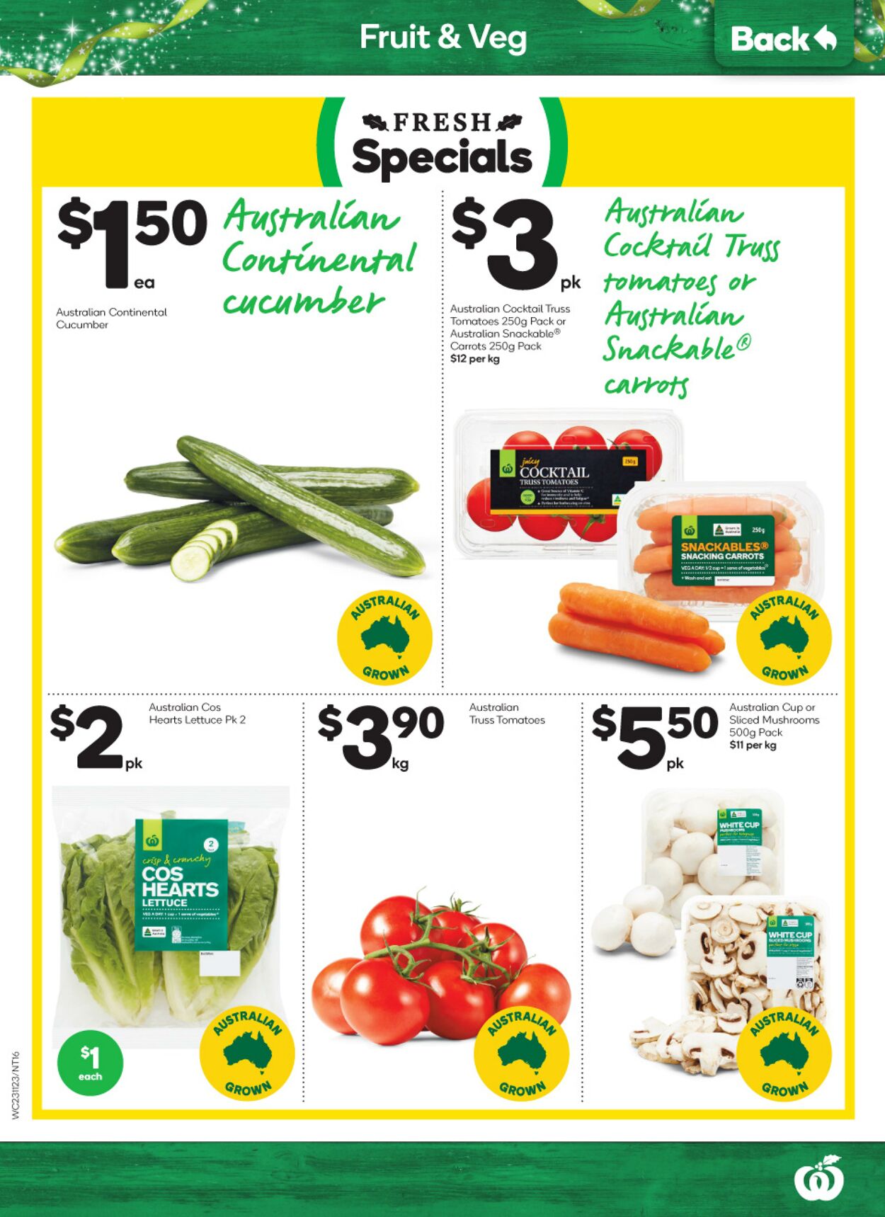 Catalogue Woolworths 23.11.2022 - 29.11.2022