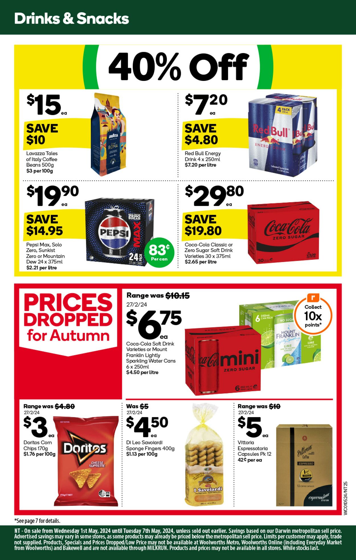 Catalogue Woolworths 01.05.2024 - 07.05.2024