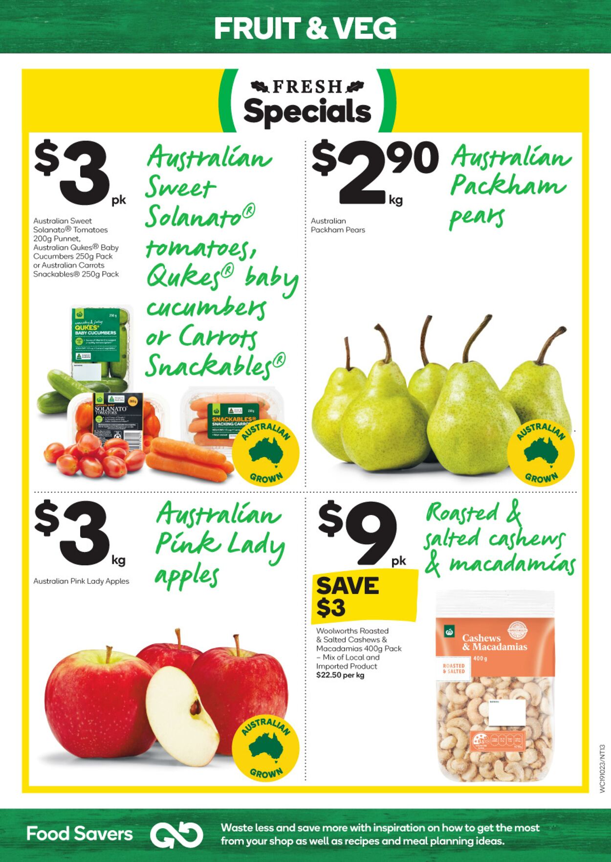 Catalogue Woolworths 19.10.2022 - 25.10.2022