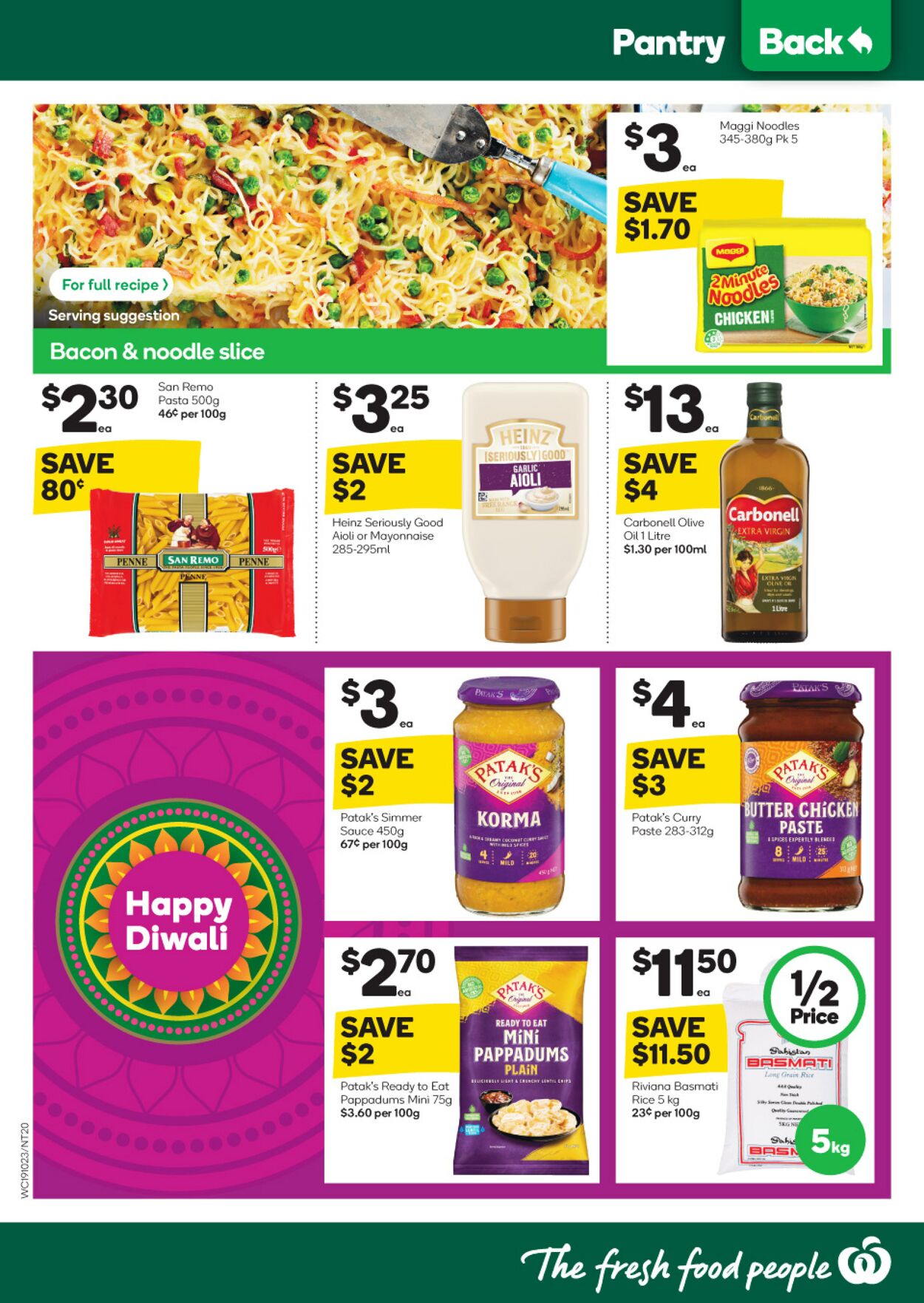 Catalogue Woolworths 19.10.2022 - 25.10.2022