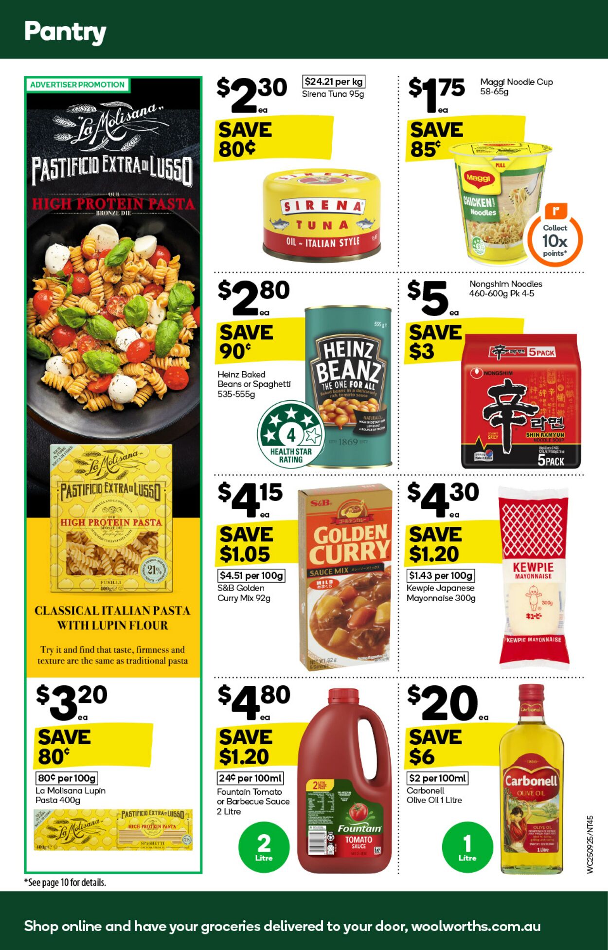 Catalogue Woolworths 25.09.2024 - 01.10.2024