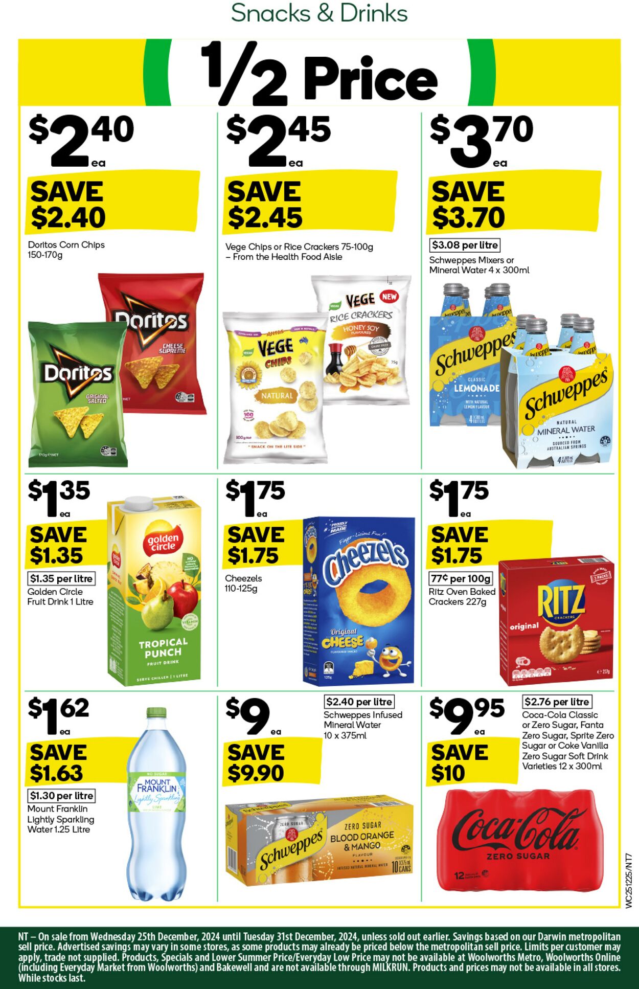 Catalogue Woolworths 25.12.2024 - 31.12.2024