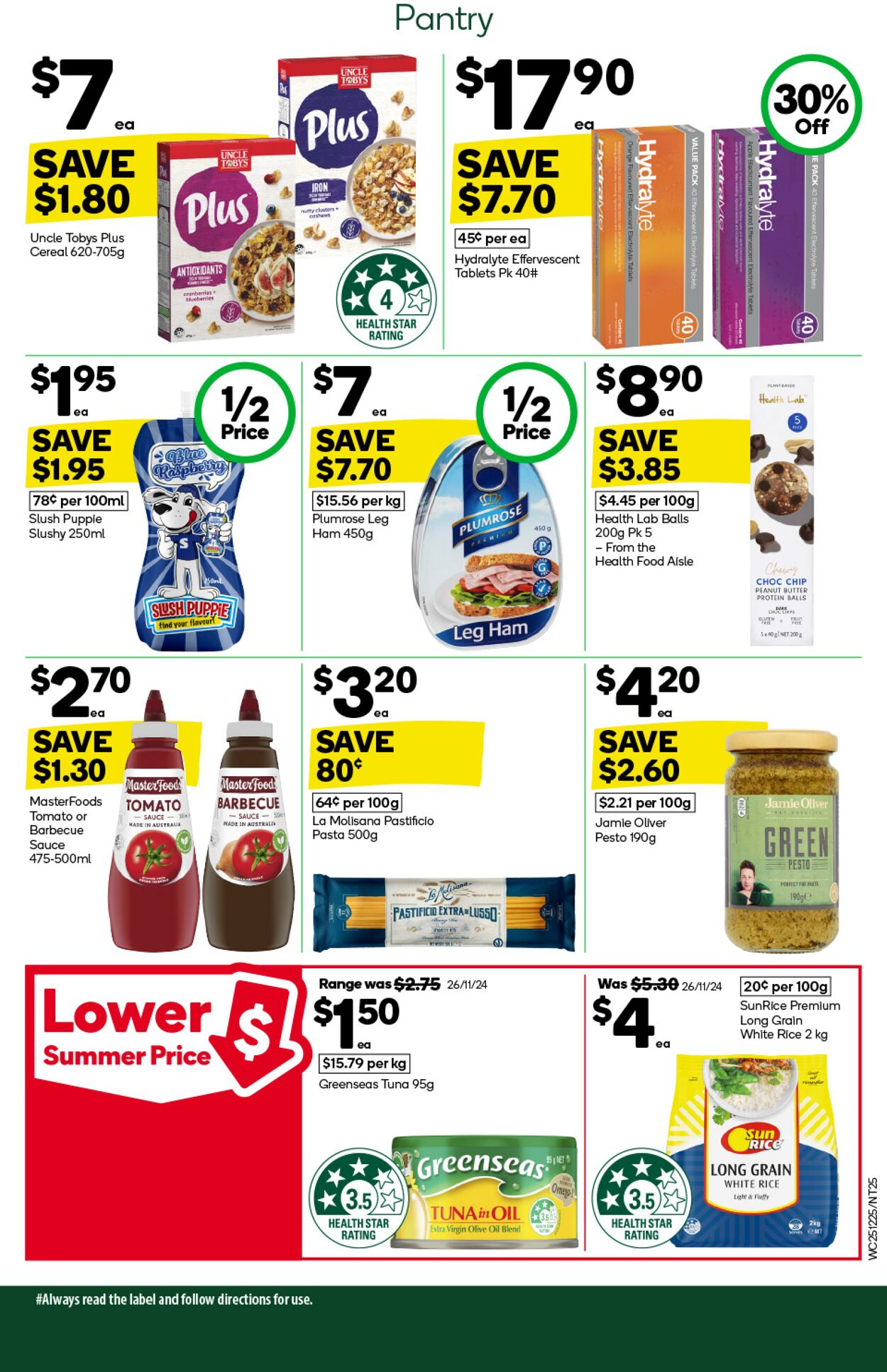 Catalogue Woolworths 25.12.2024 - 31.12.2024