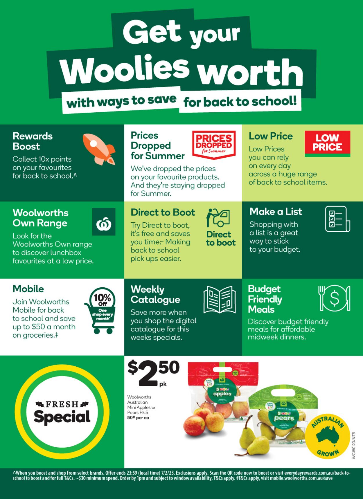 Catalogue Woolworths 18.01.2023 - 24.01.2023