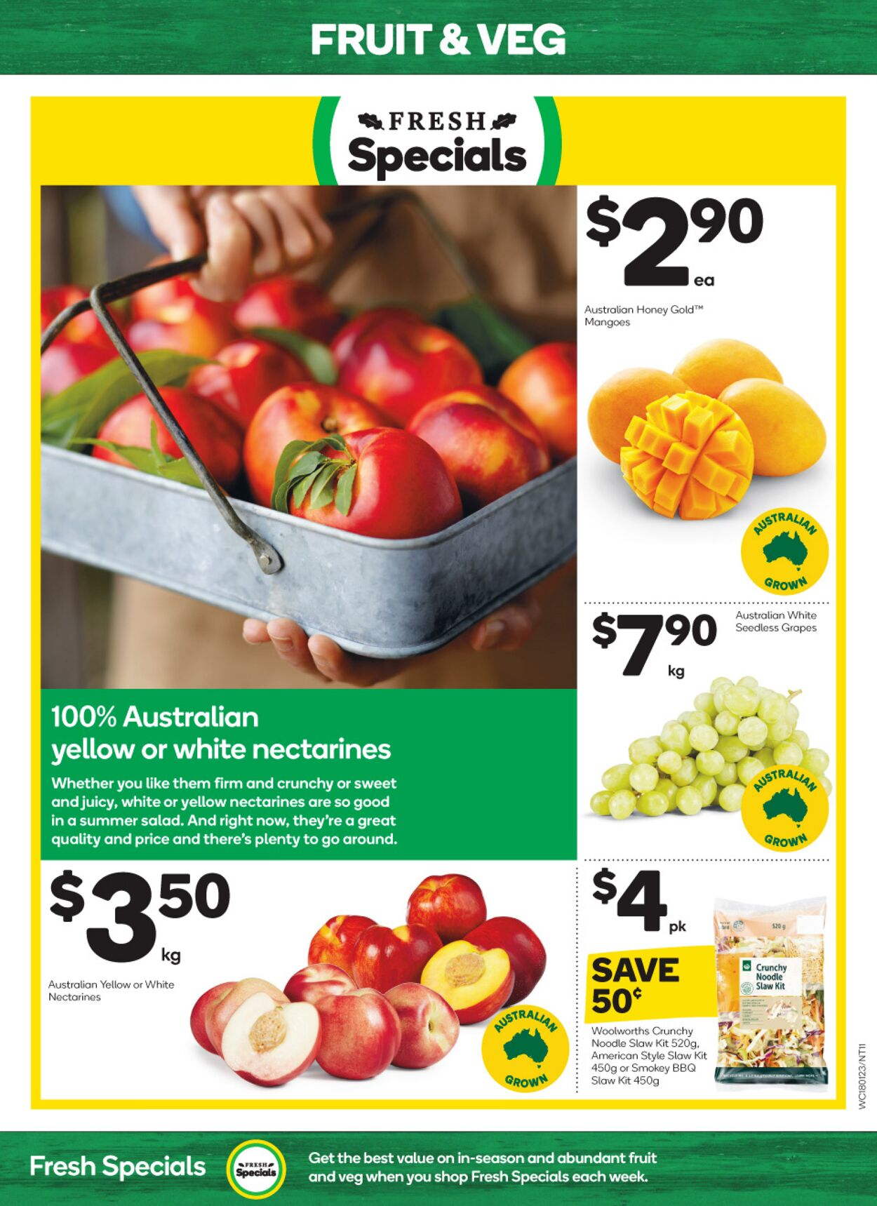 Catalogue Woolworths 18.01.2023 - 24.01.2023