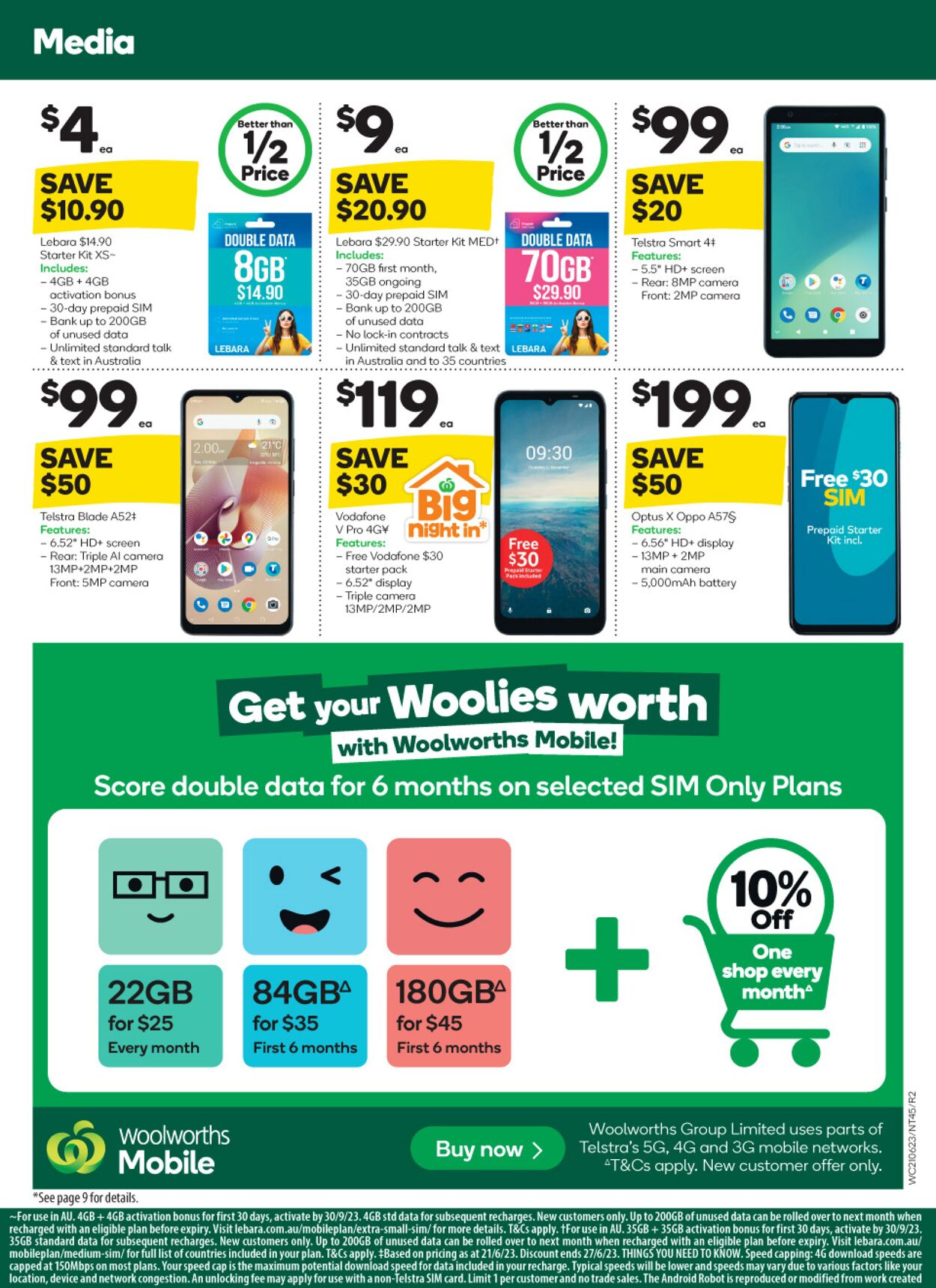 Catalogue Woolworths 21.06.2023 - 27.06.2023