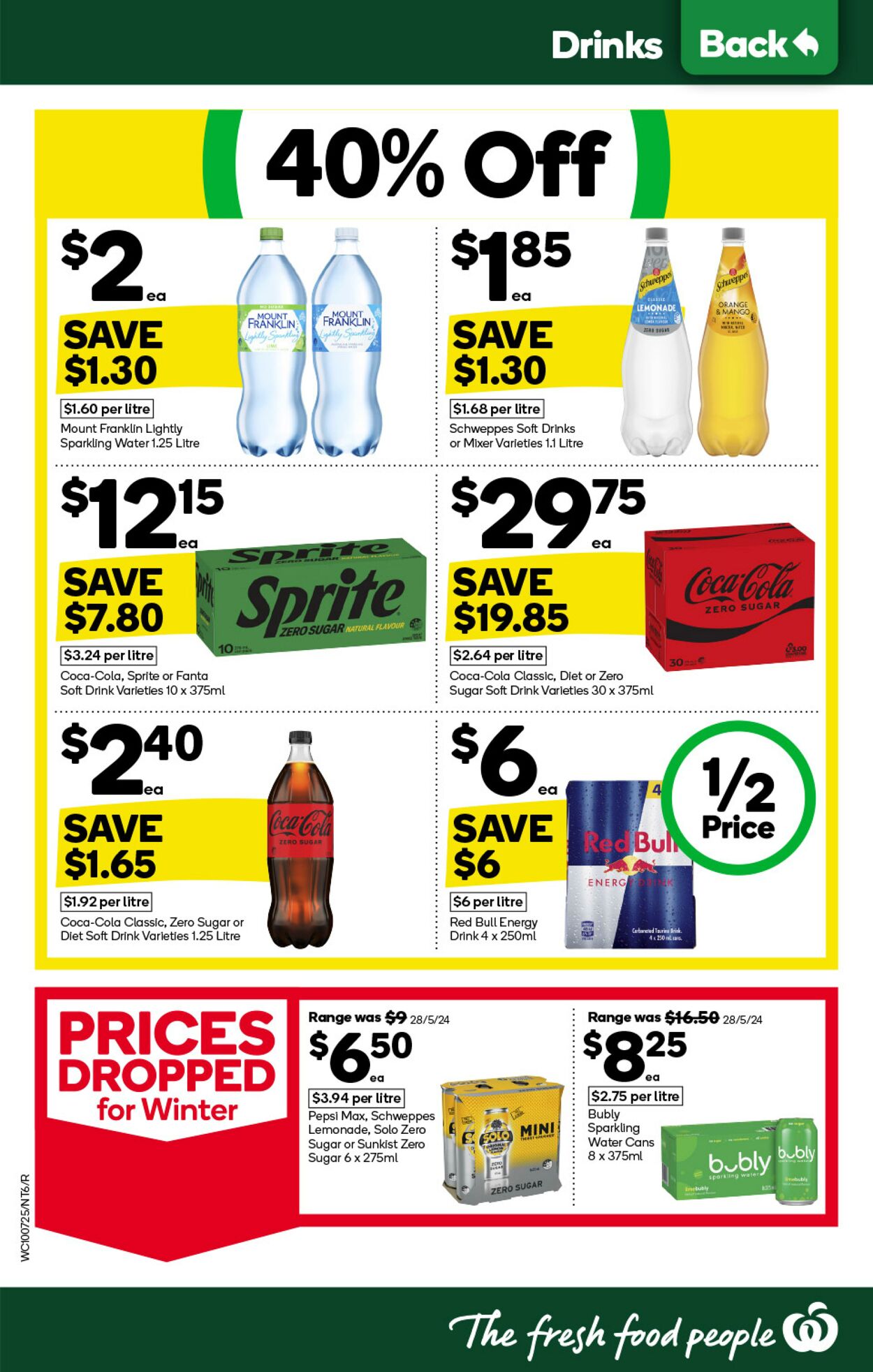 Catalogue Woolworths 10.07.2024 - 16.07.2024