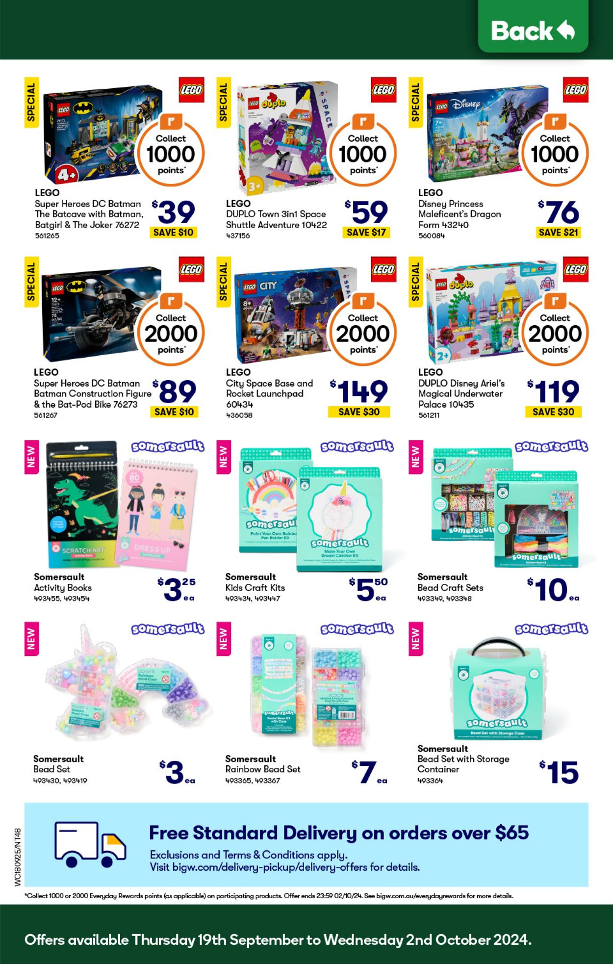 Catalogue Woolworths 18.09.2024 - 24.09.2024