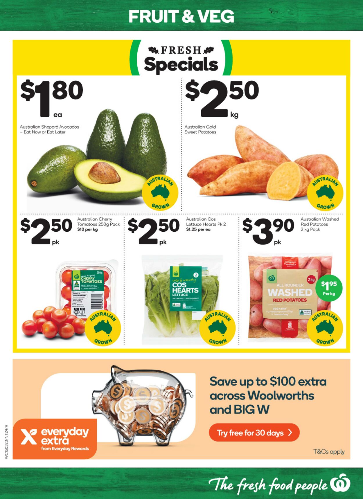 Catalogue Woolworths 15.03.2023 - 21.03.2023