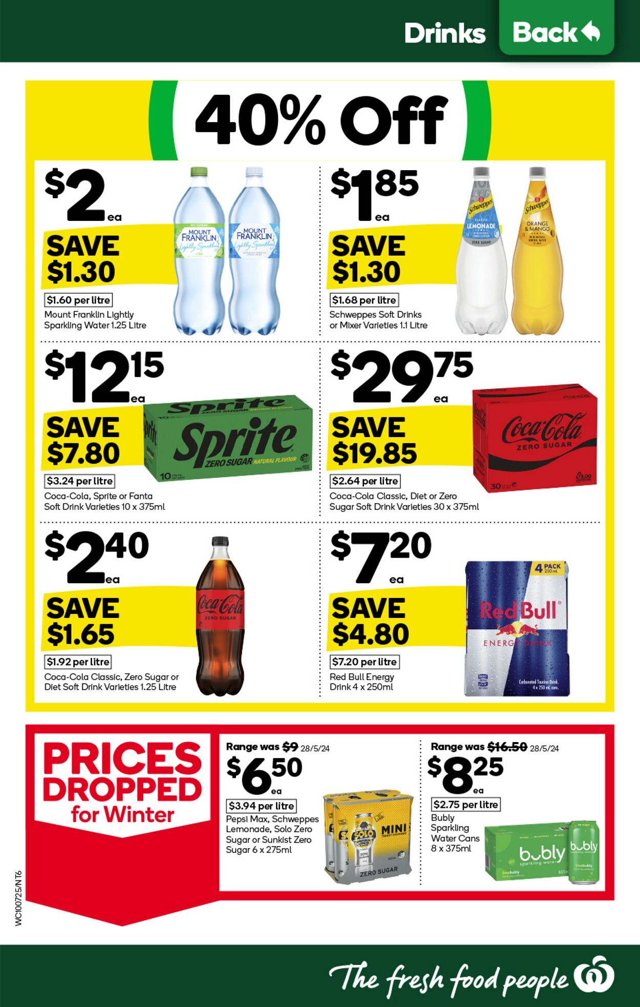 Catalogue Woolworths 10.07.2024 - 16.07.2024