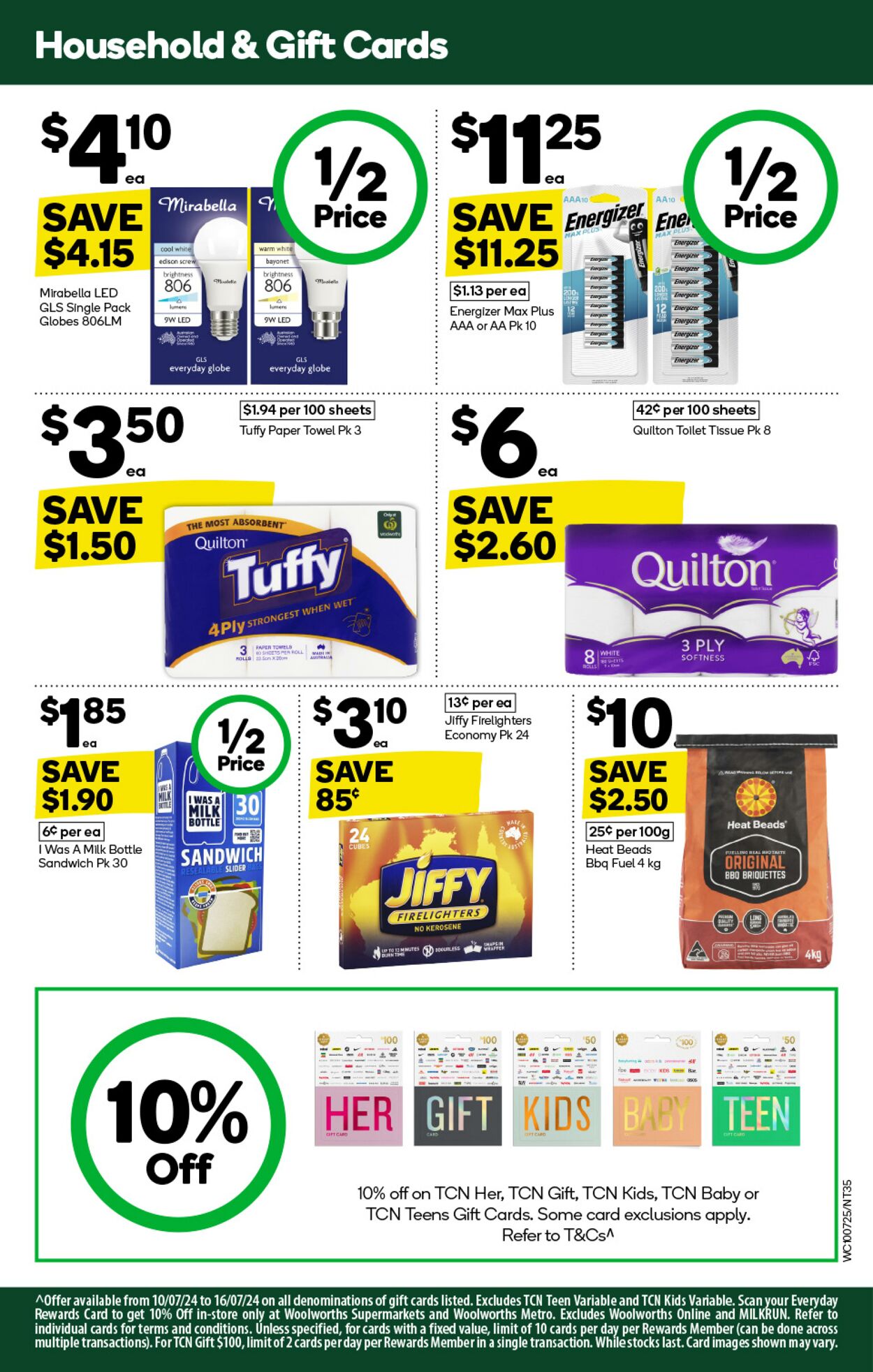 Catalogue Woolworths 10.07.2024 - 16.07.2024