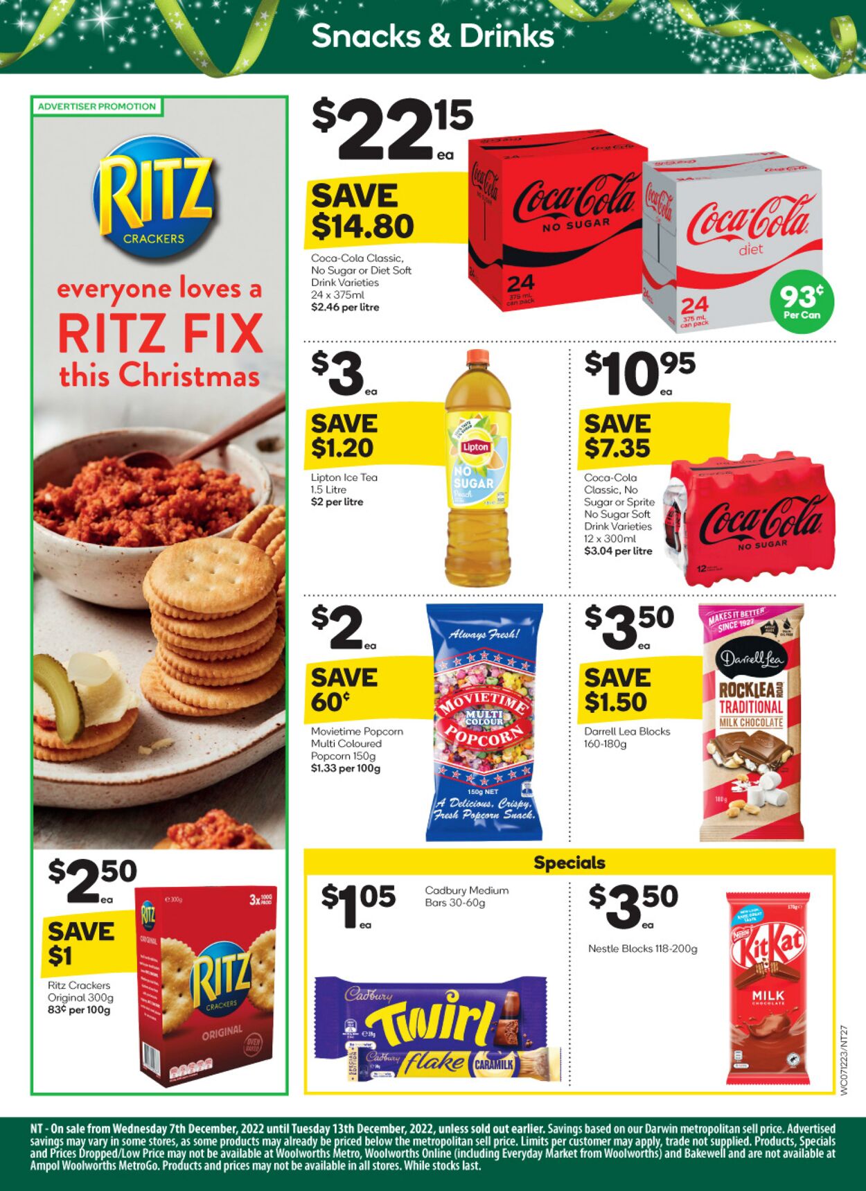 Catalogue Woolworths 07.12.2022 - 13.12.2022