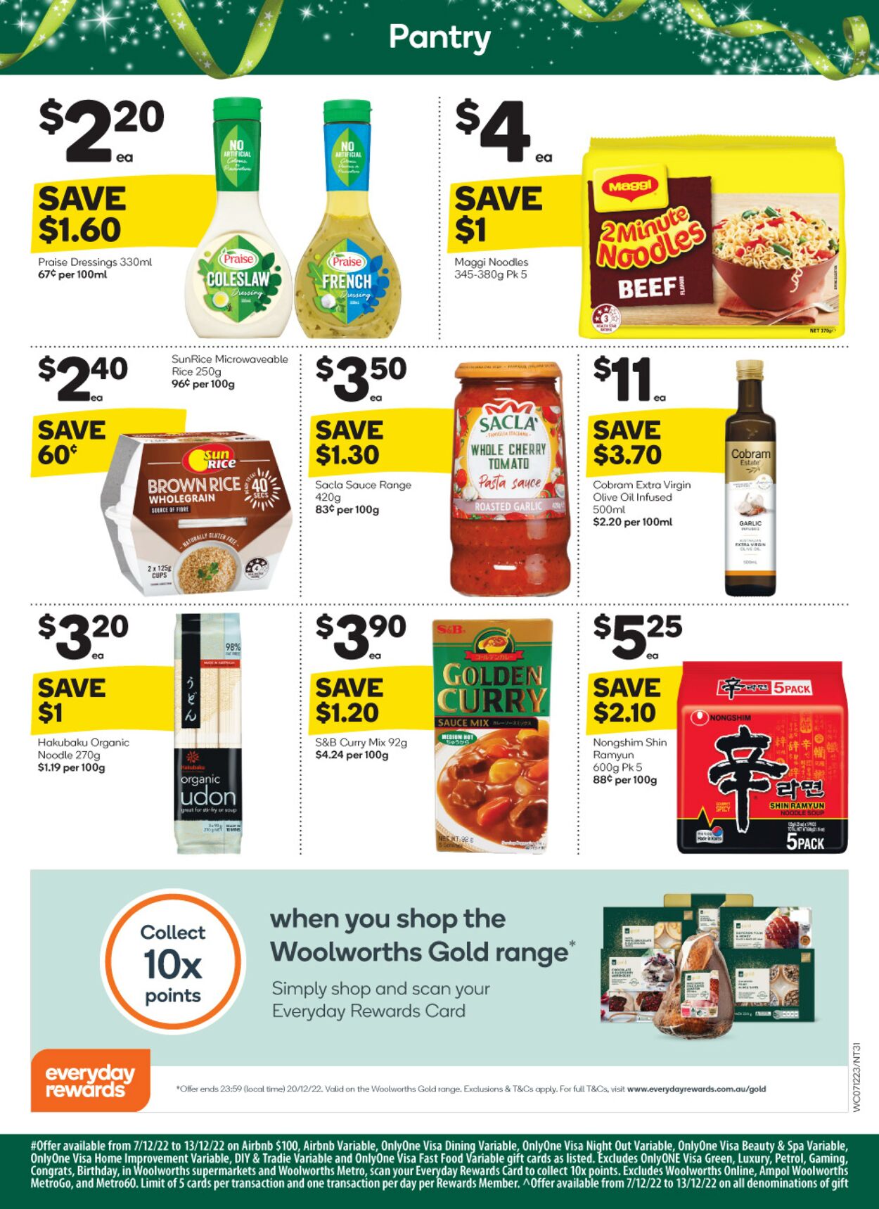 Catalogue Woolworths 07.12.2022 - 13.12.2022