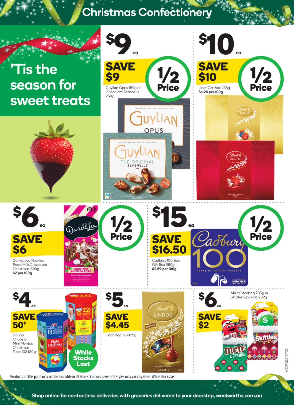 Catalogue Woolworths 07.12.2022 - 13.12.2022