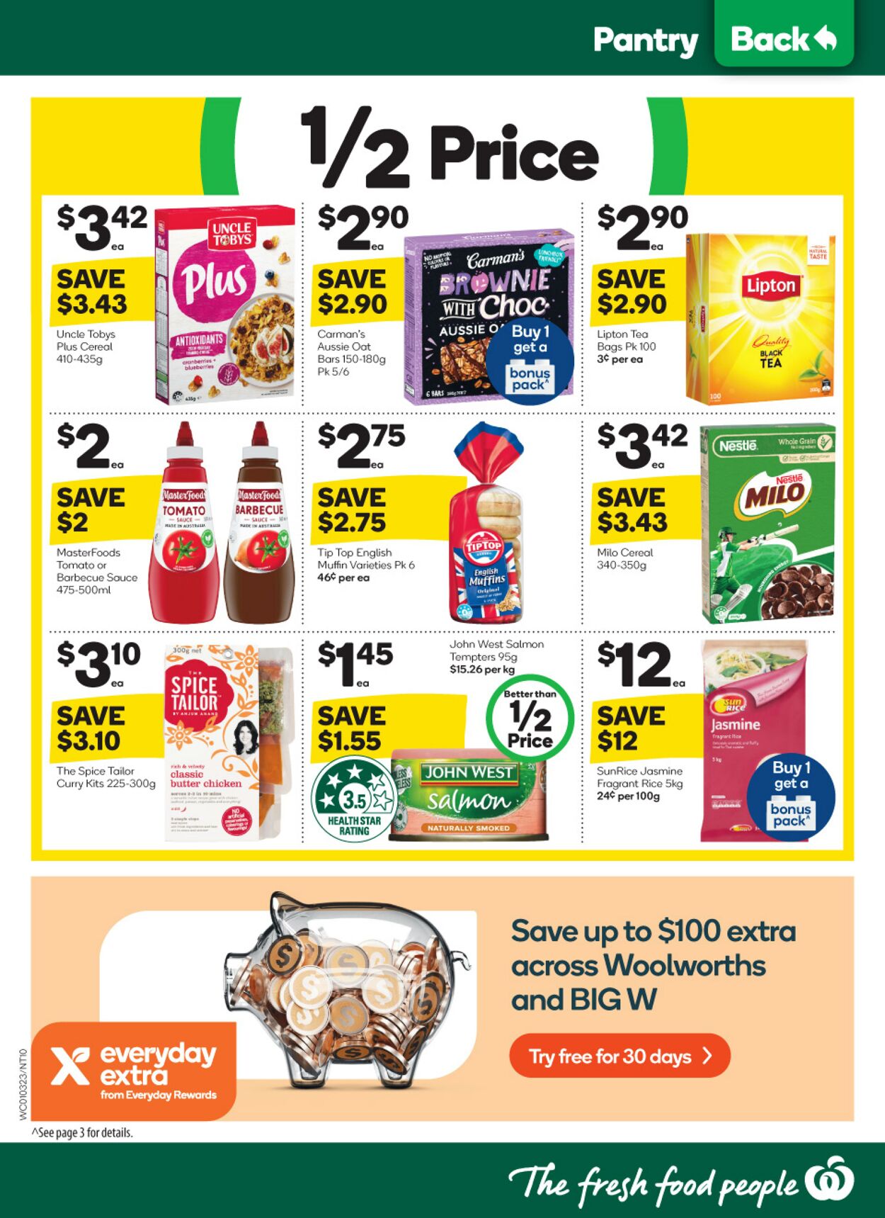 Catalogue Woolworths 01.03.2023 - 07.03.2023