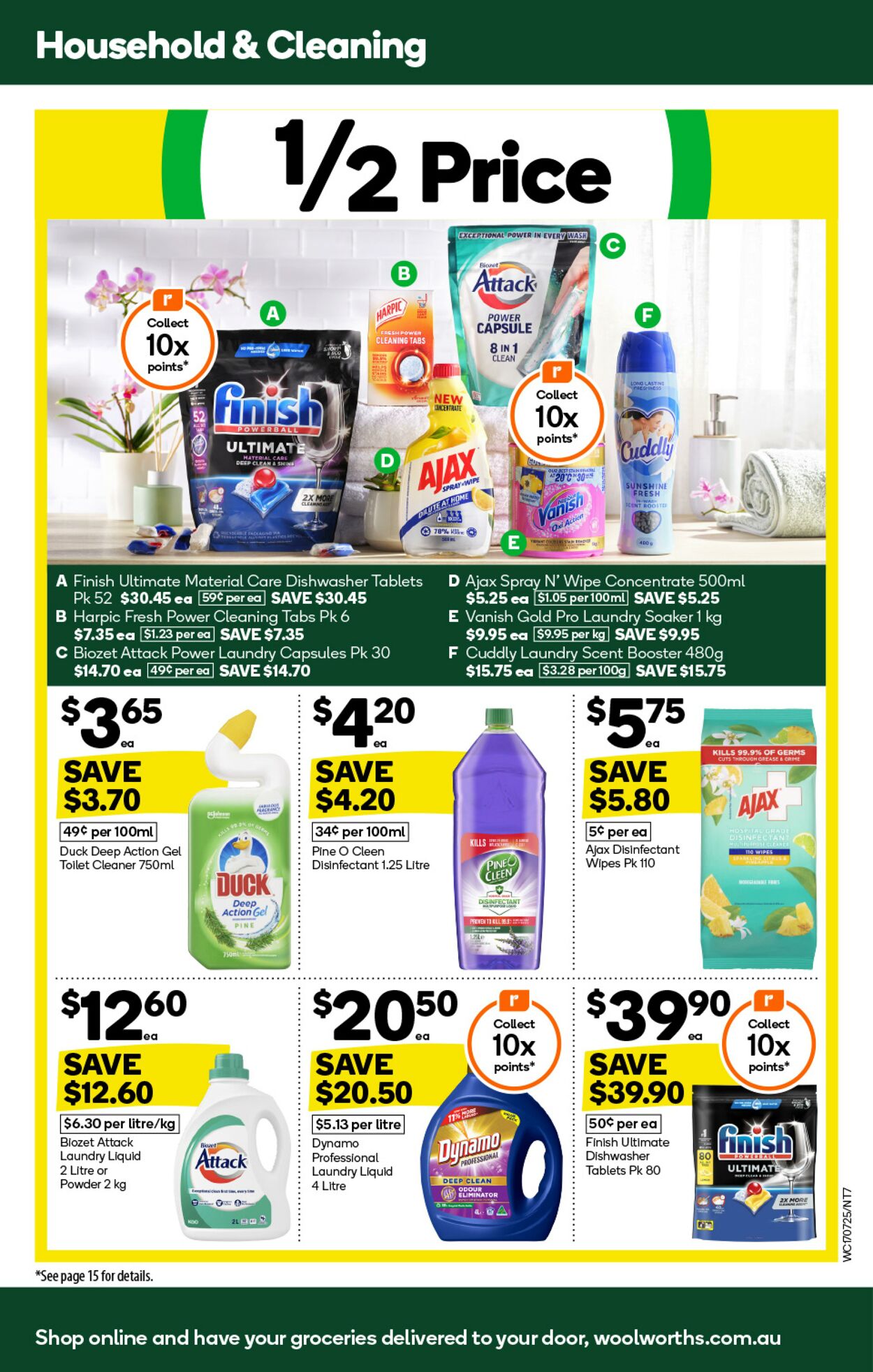 Catalogue Woolworths 17.07.2024 - 23.07.2024