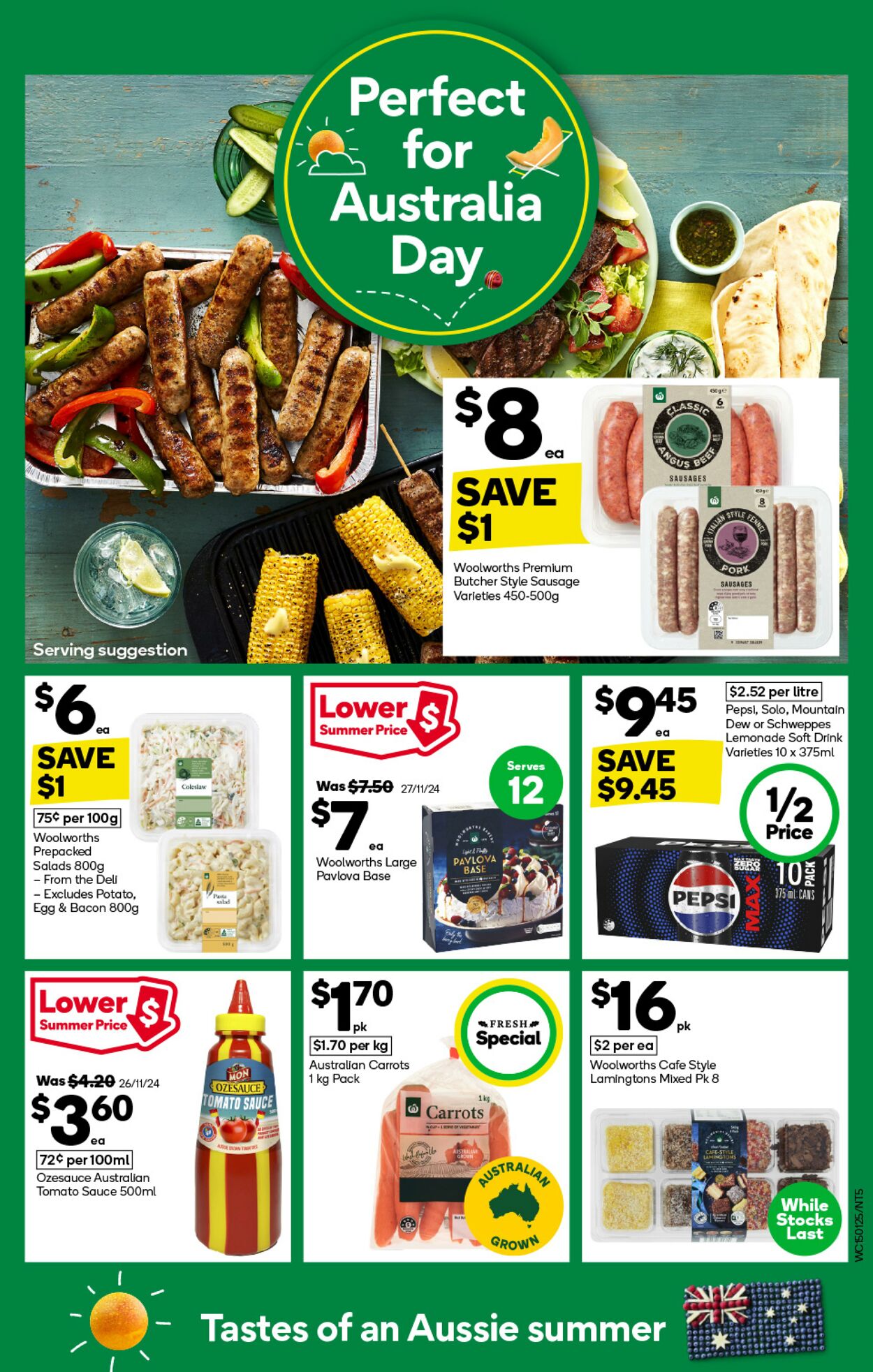 Catalogue Woolworths 15.01.2025 - 21.01.2025