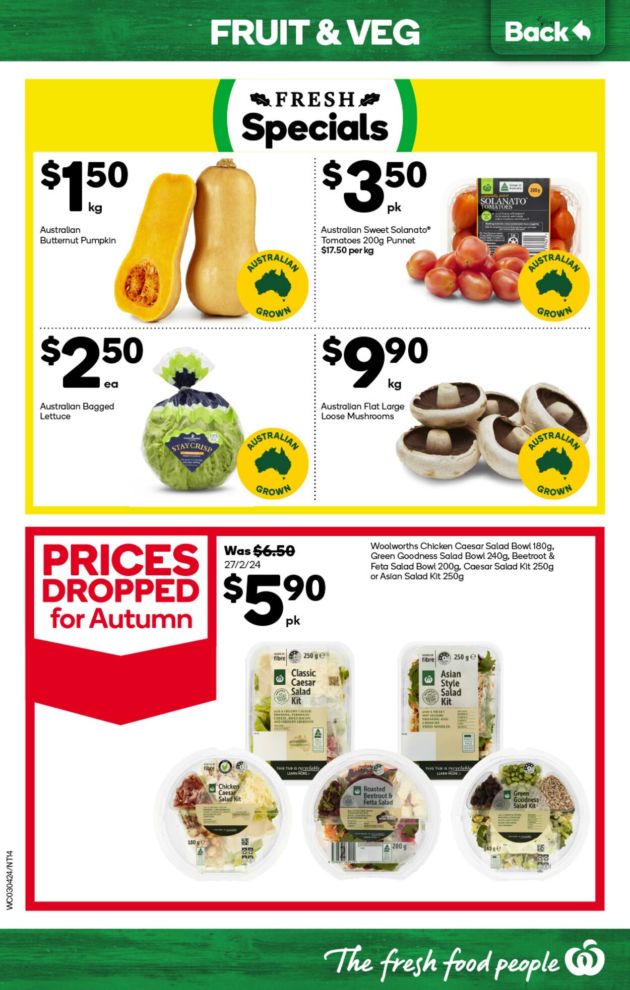 Catalogue Woolworths 03.04.2024 - 09.04.2024