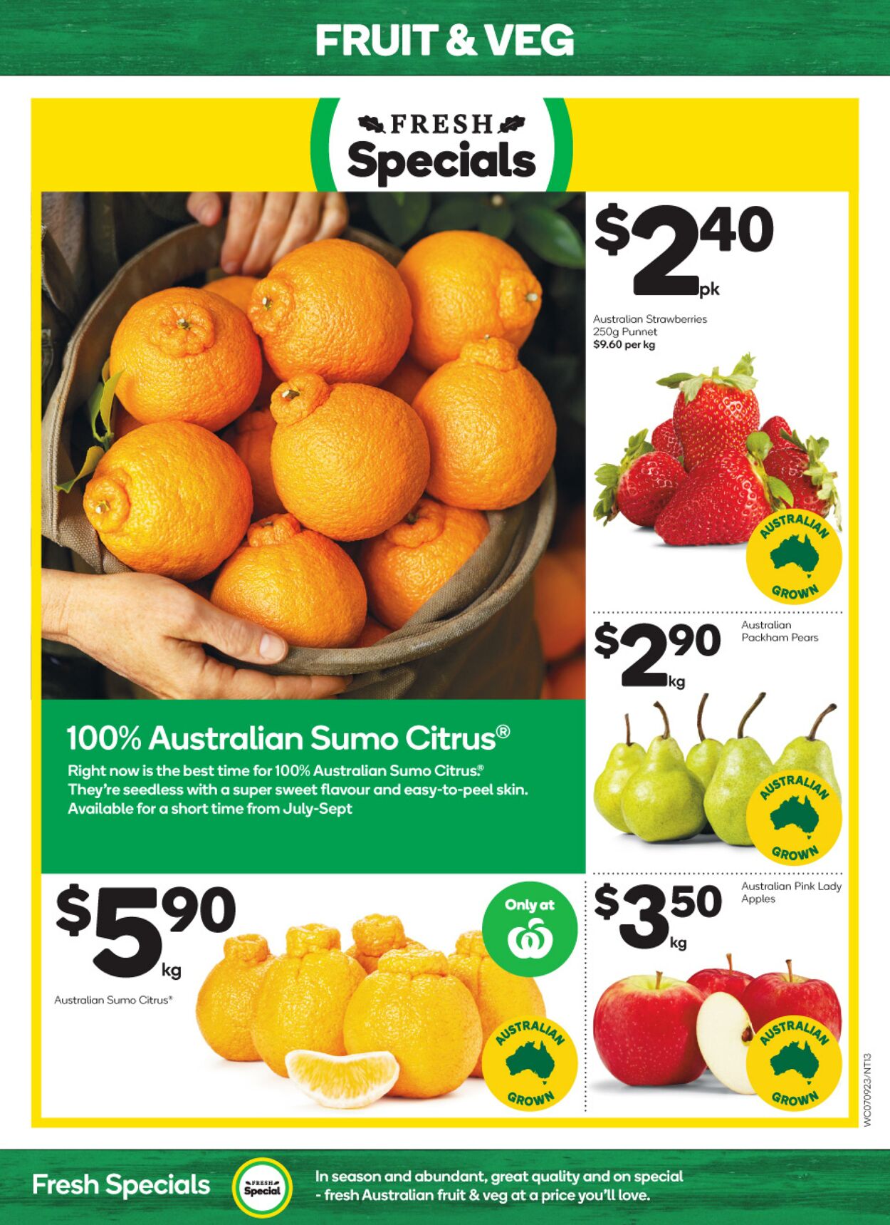 Catalogue Woolworths 07.09.2022 - 13.09.2022