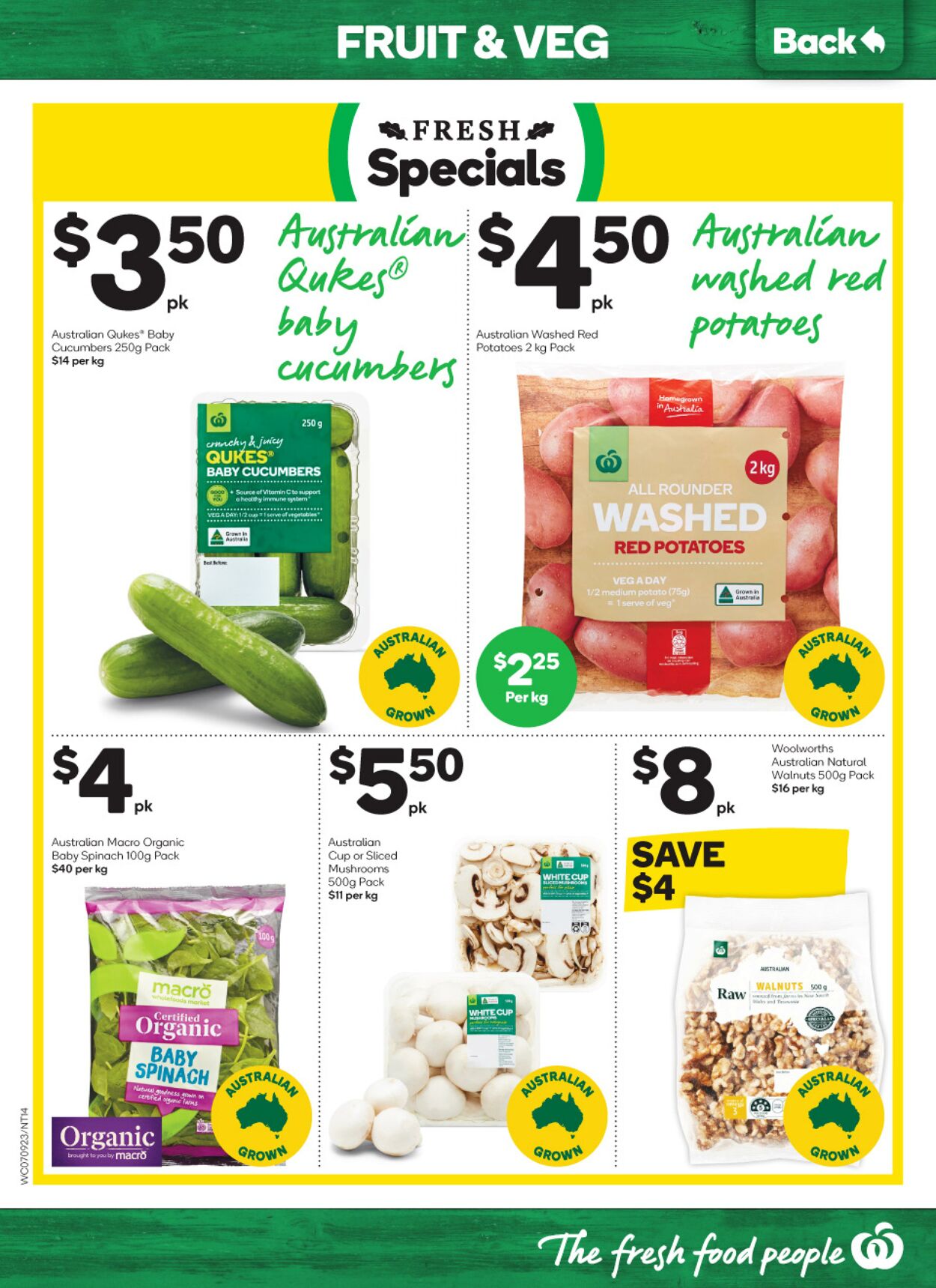 Catalogue Woolworths 07.09.2022 - 13.09.2022