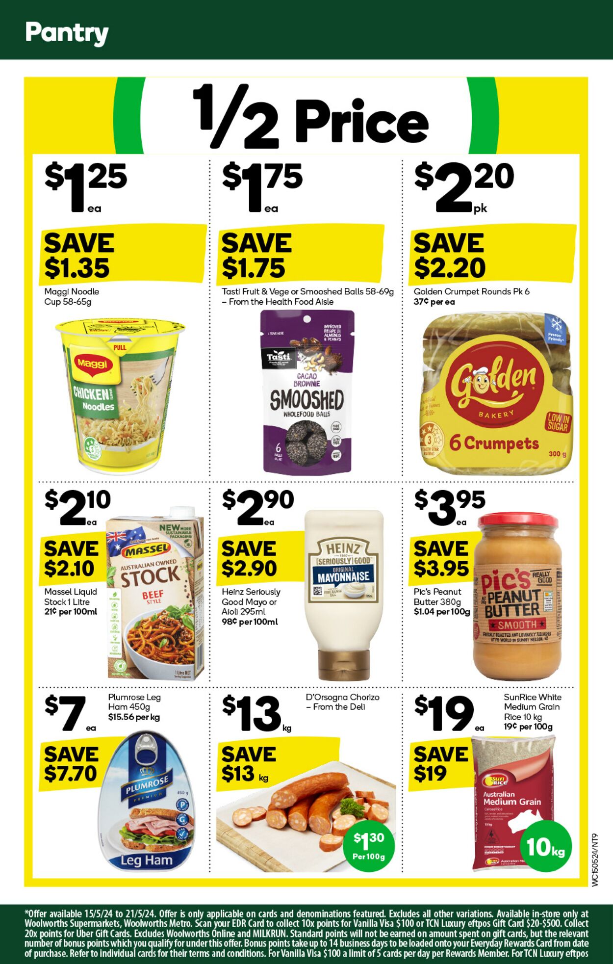 Catalogue Woolworths 15.05.2024 - 21.05.2024