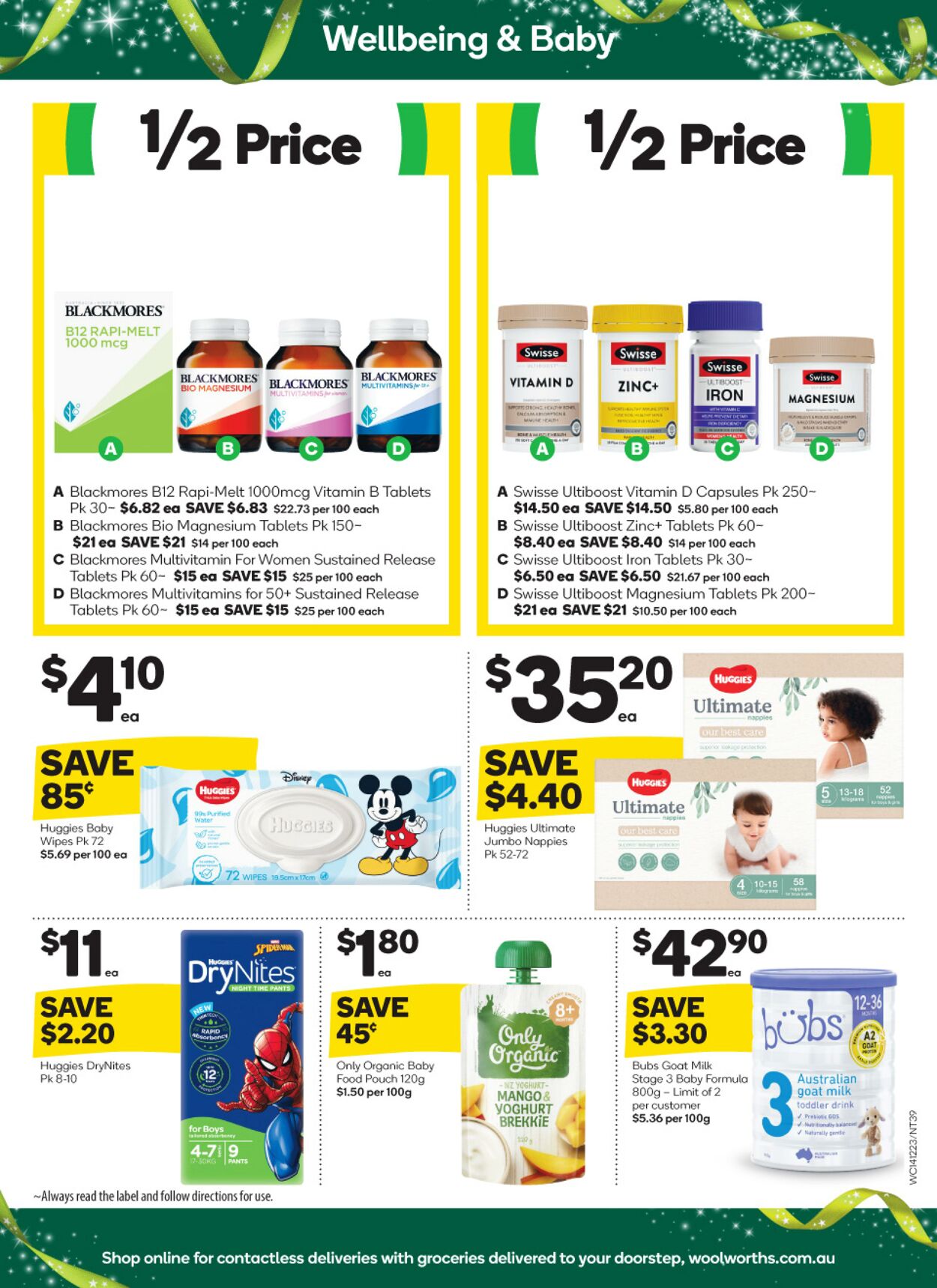 Catalogue Woolworths 14.12.2022 - 20.12.2022