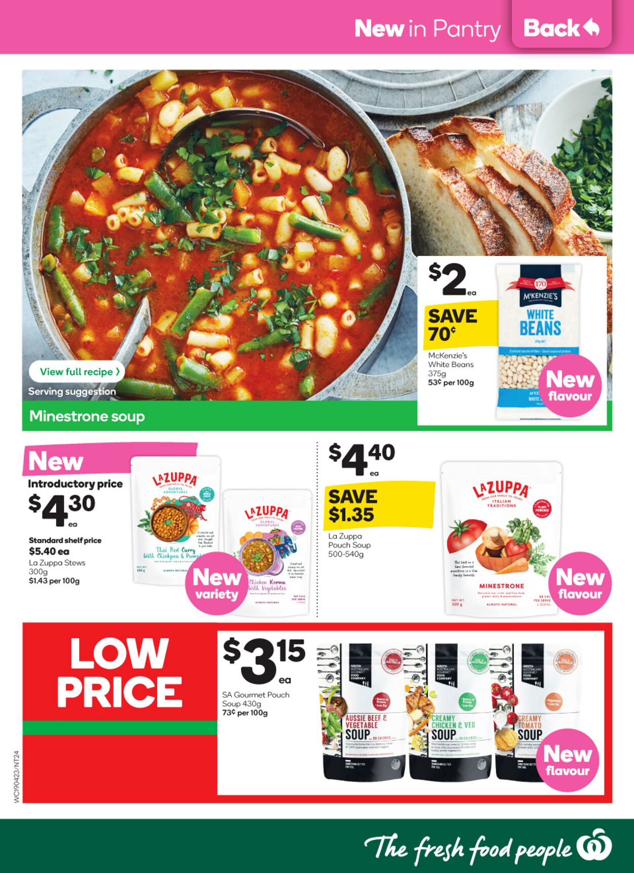 Catalogue Woolworths 19.04.2023 - 25.04.2023