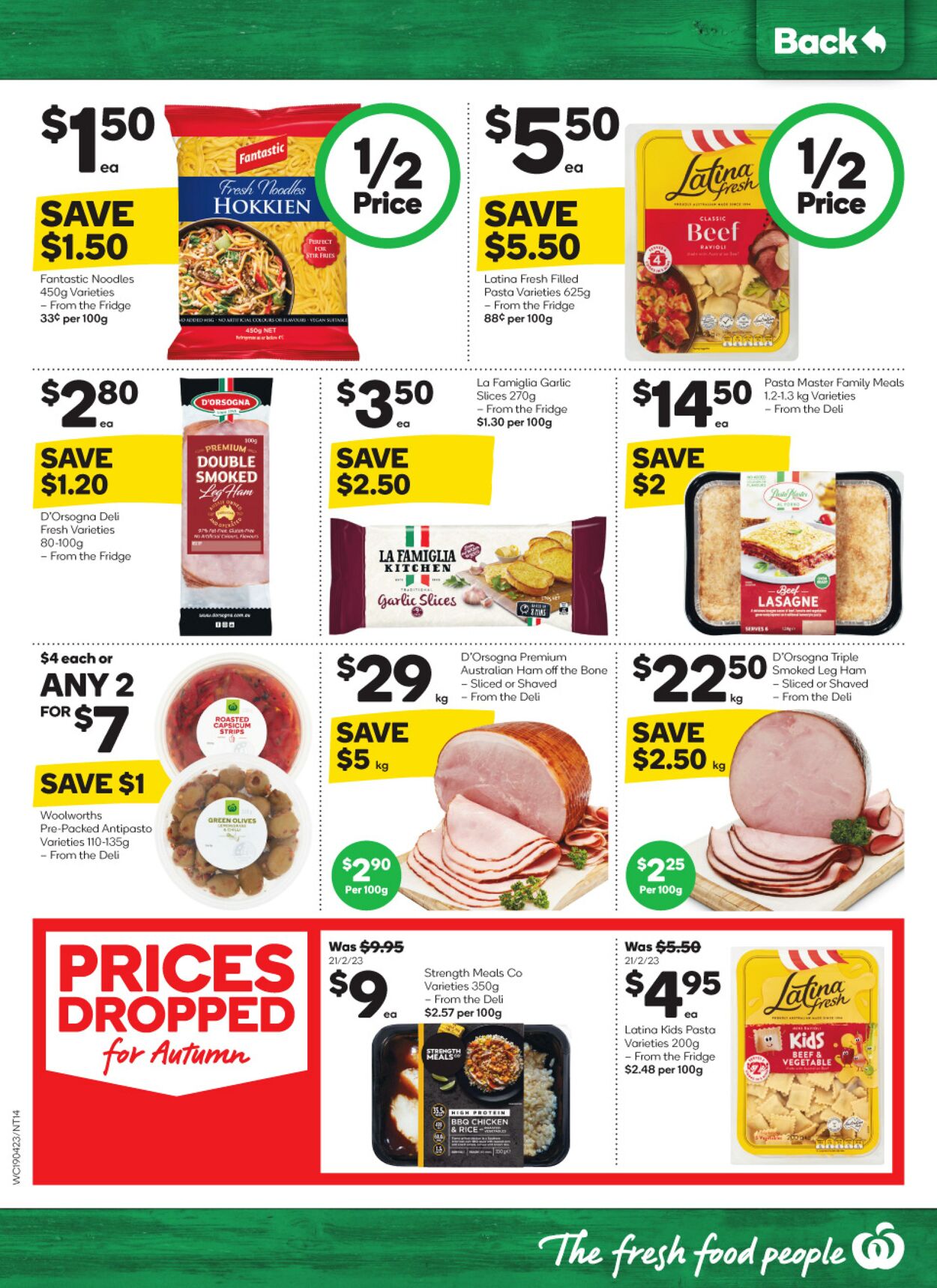 Catalogue Woolworths 19.04.2023 - 25.04.2023