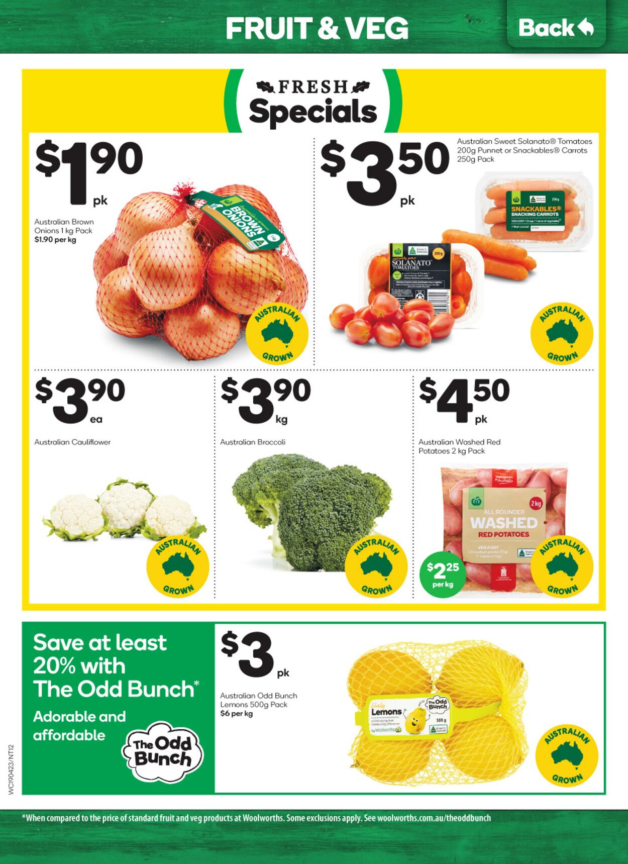 Catalogue Woolworths 19.04.2023 - 25.04.2023