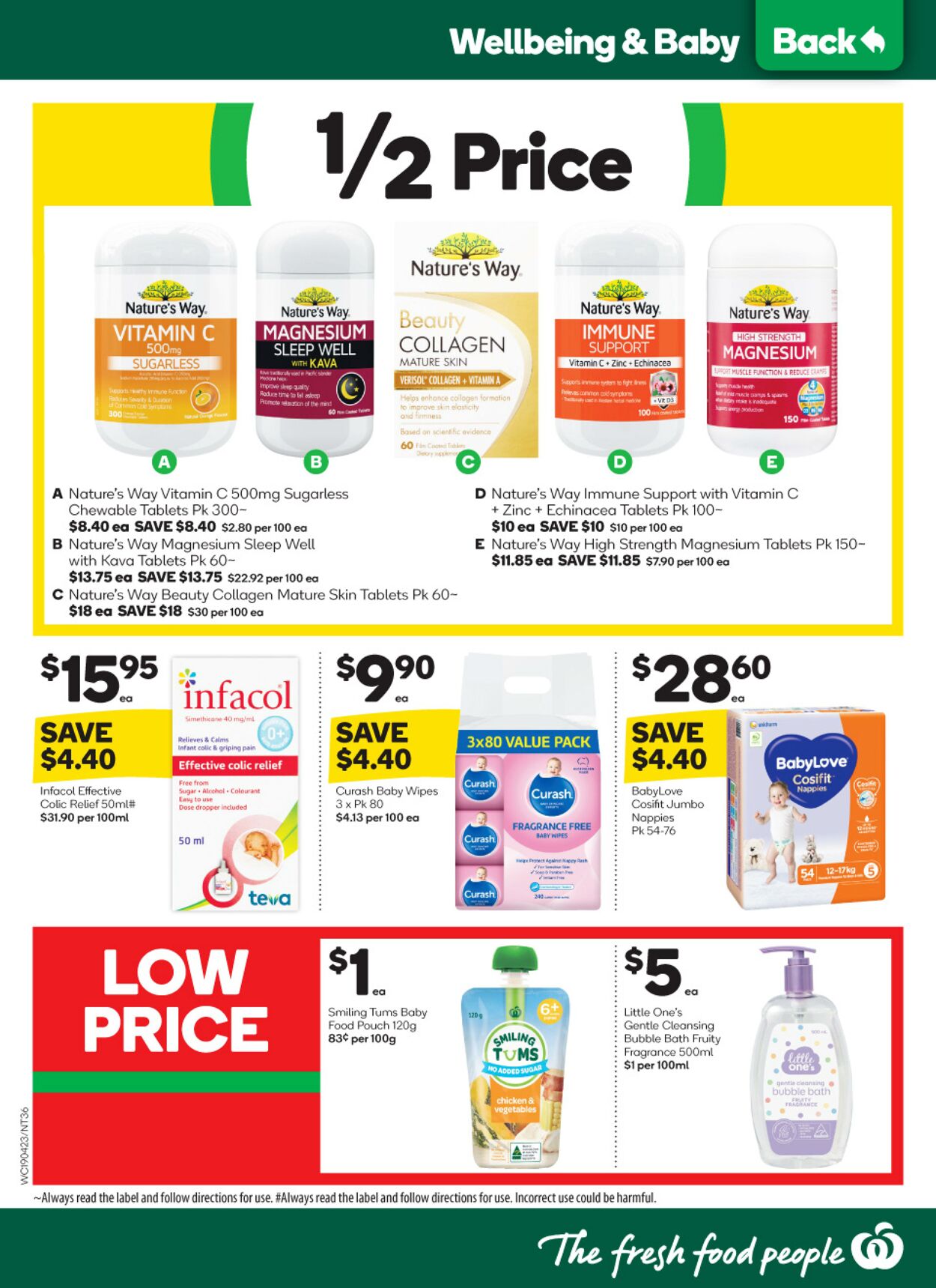 Catalogue Woolworths 19.04.2023 - 25.04.2023