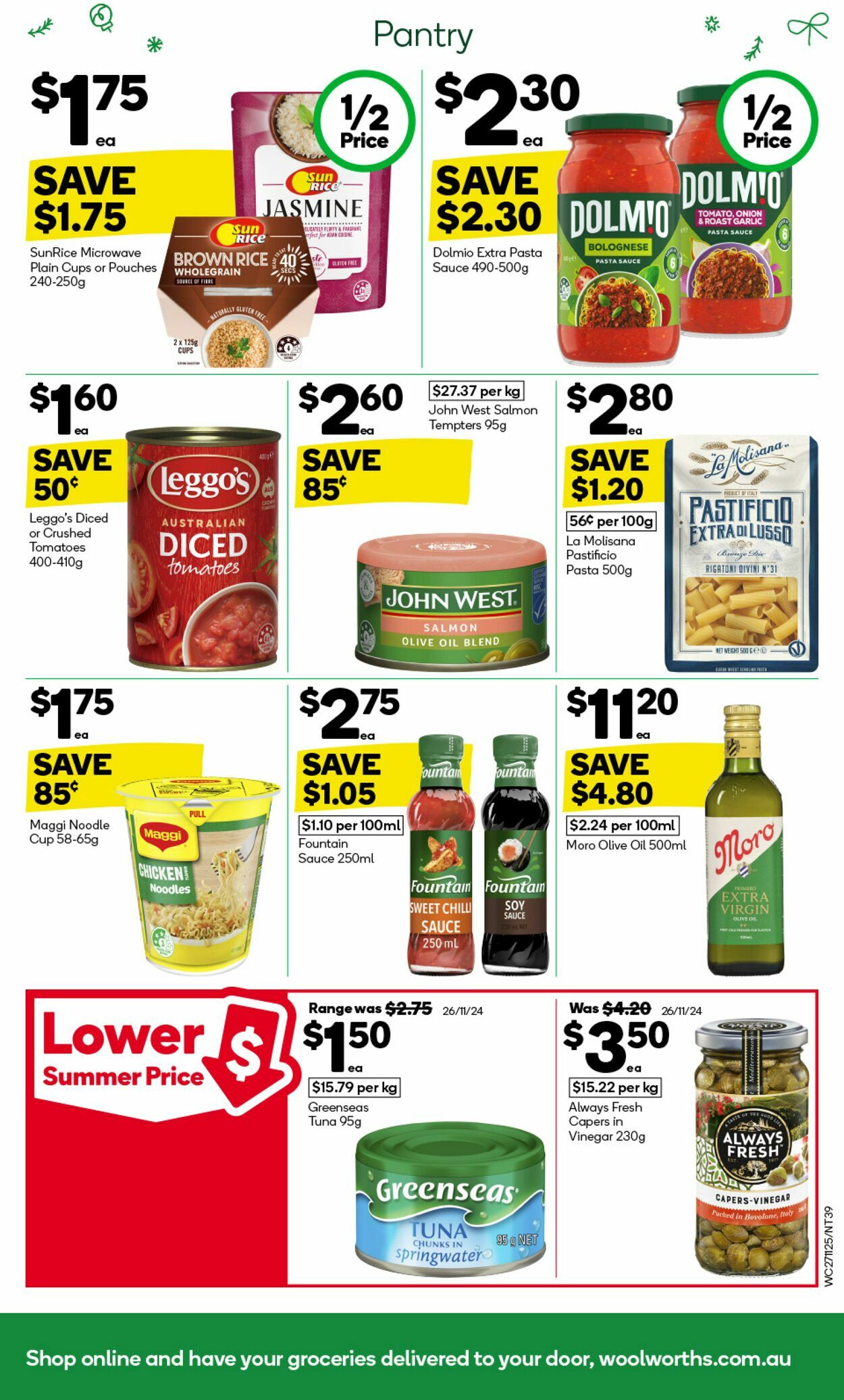 Catalogue Woolworths 27.11.2024 - 03.12.2024