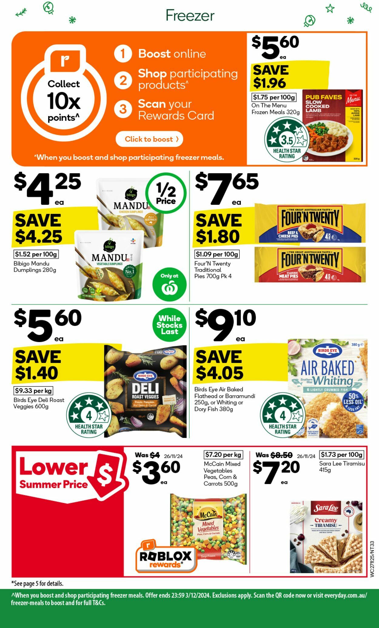 Catalogue Woolworths 27.11.2024 - 03.12.2024