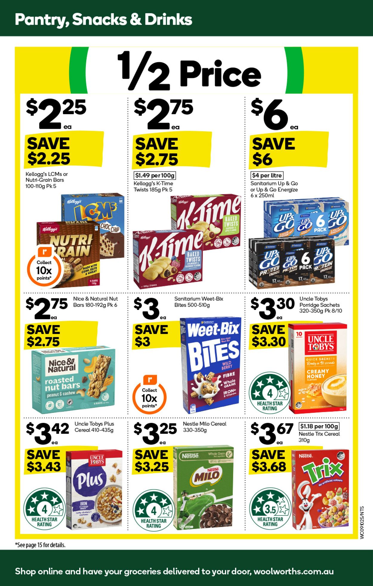 Catalogue Woolworths 09.10.2024 - 15.10.2024