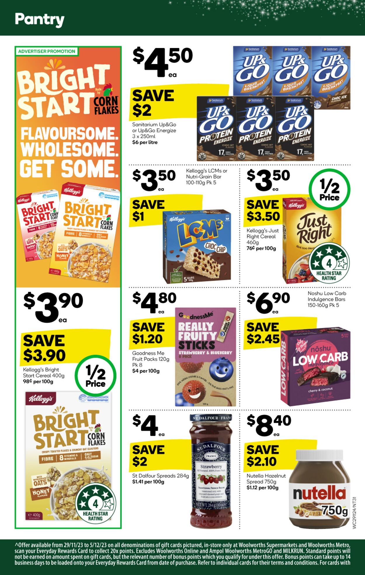 Catalogue Woolworths 29.11.2023 - 05.12.2023