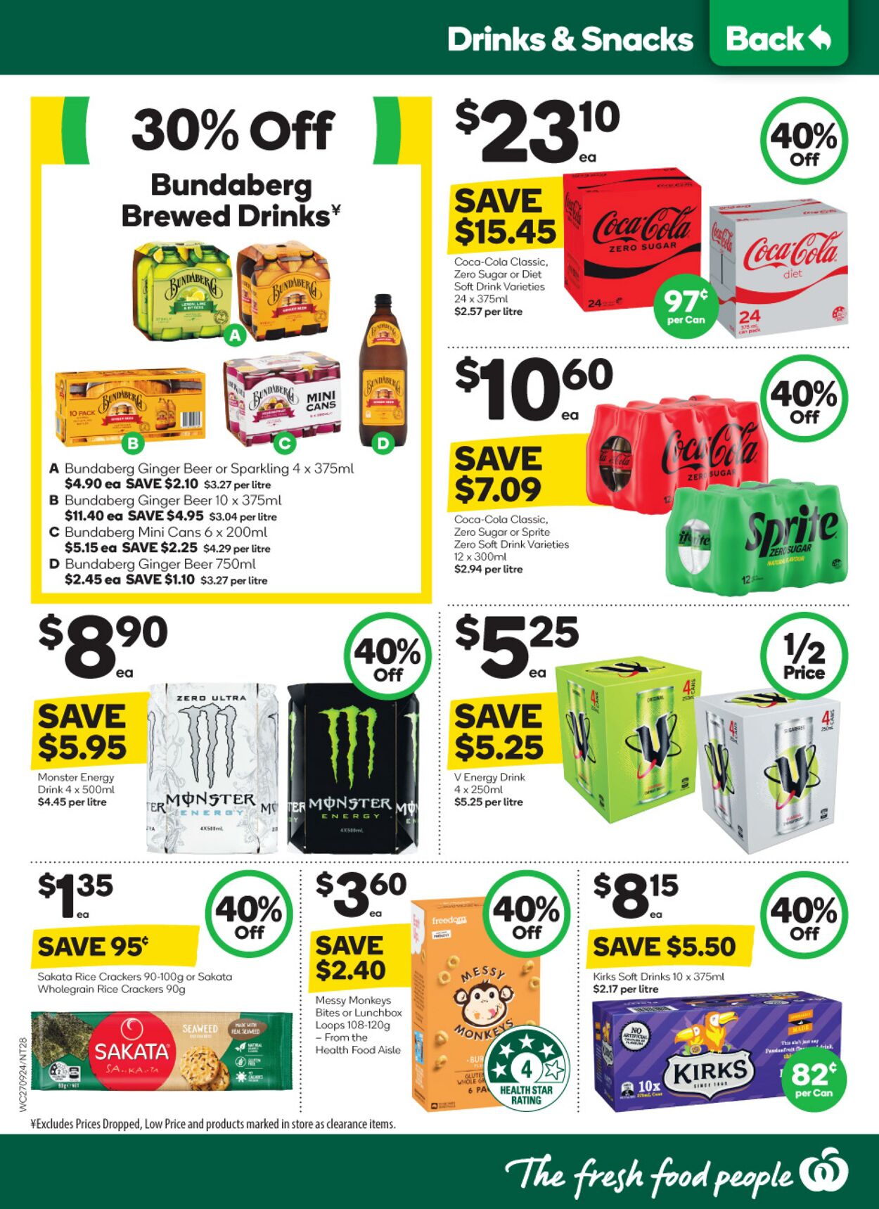Catalogue Woolworths 27.09.2023 - 03.10.2023