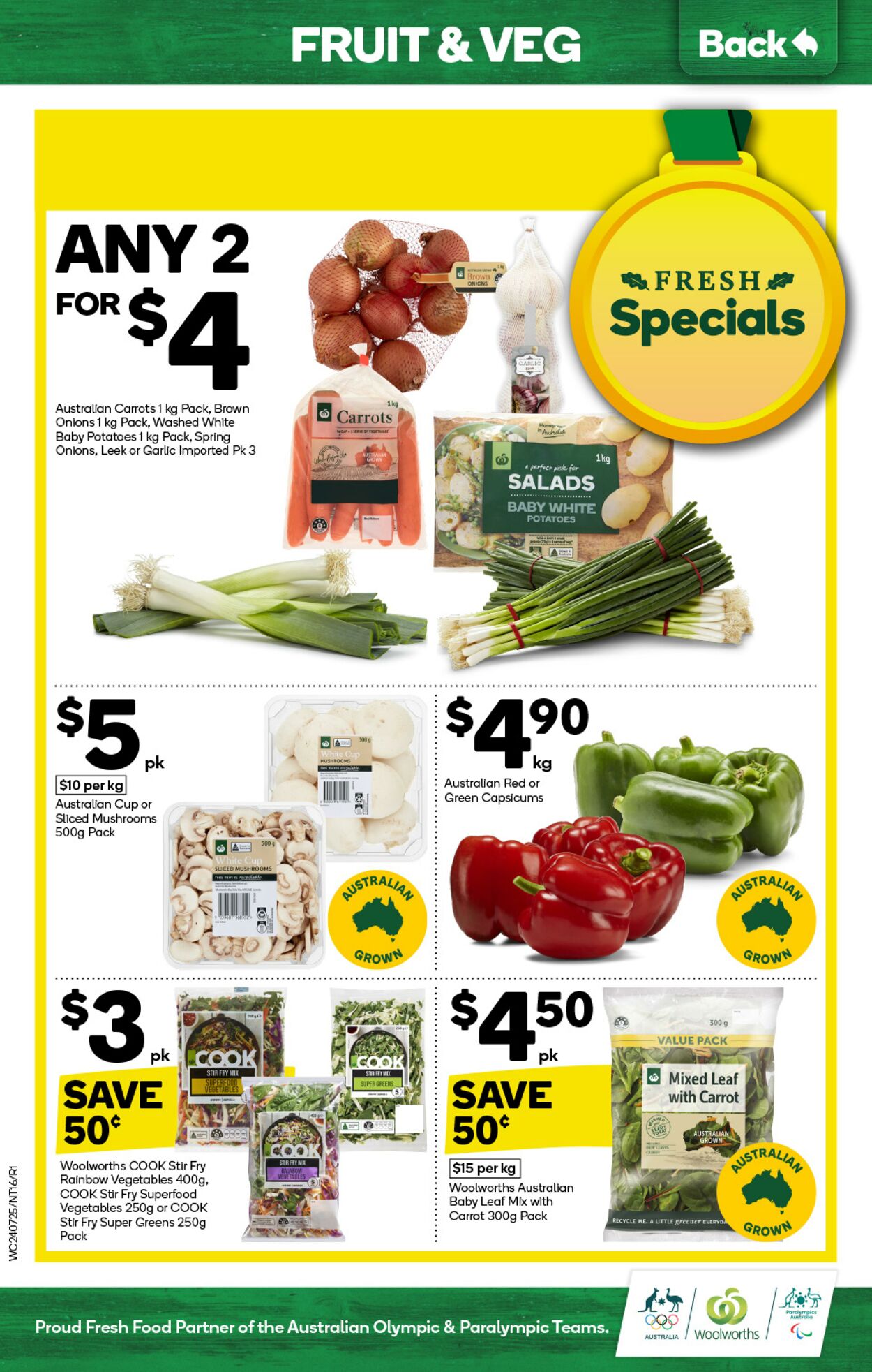 Catalogue Woolworths 24.07.2024 - 30.07.2024