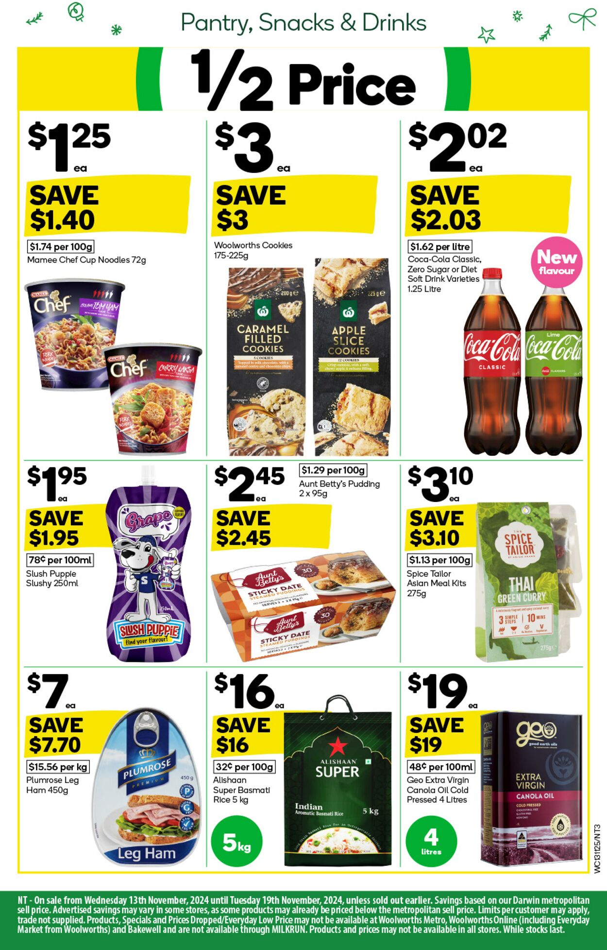 Catalogue Woolworths 13.11.2024 - 19.11.2024