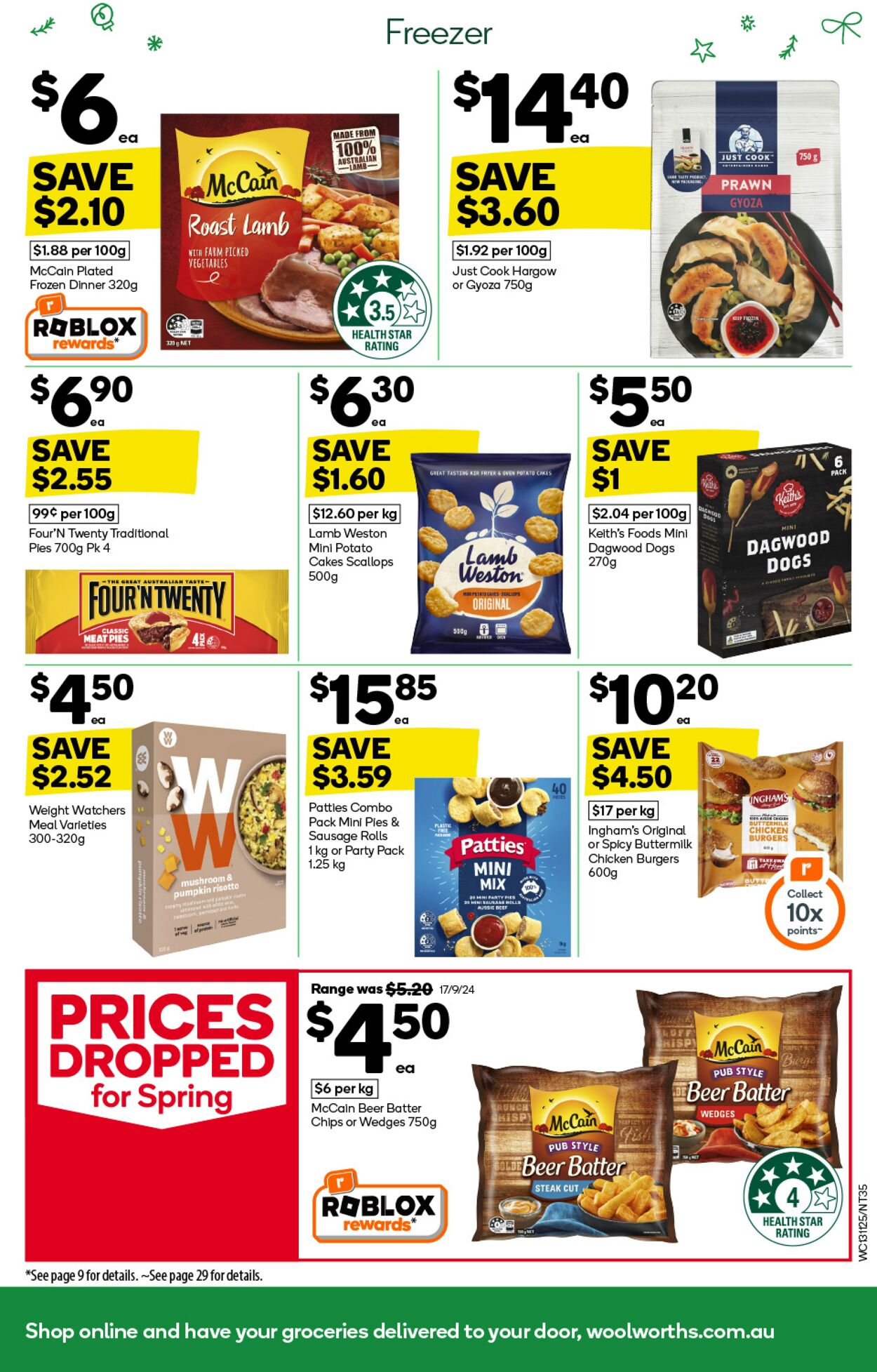 Catalogue Woolworths 13.11.2024 - 19.11.2024