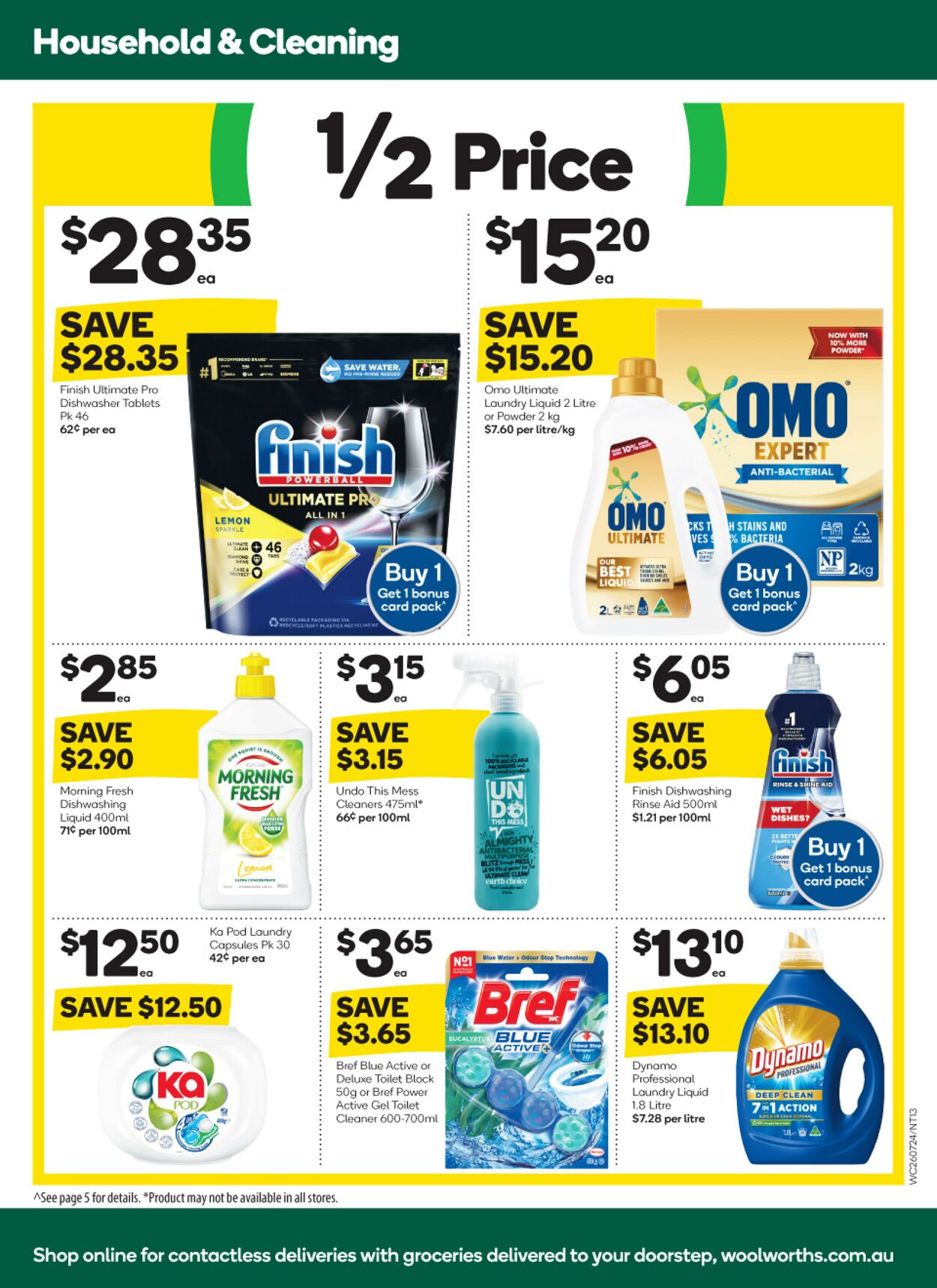 Catalogue Woolworths 26.07.2023 - 01.08.2023