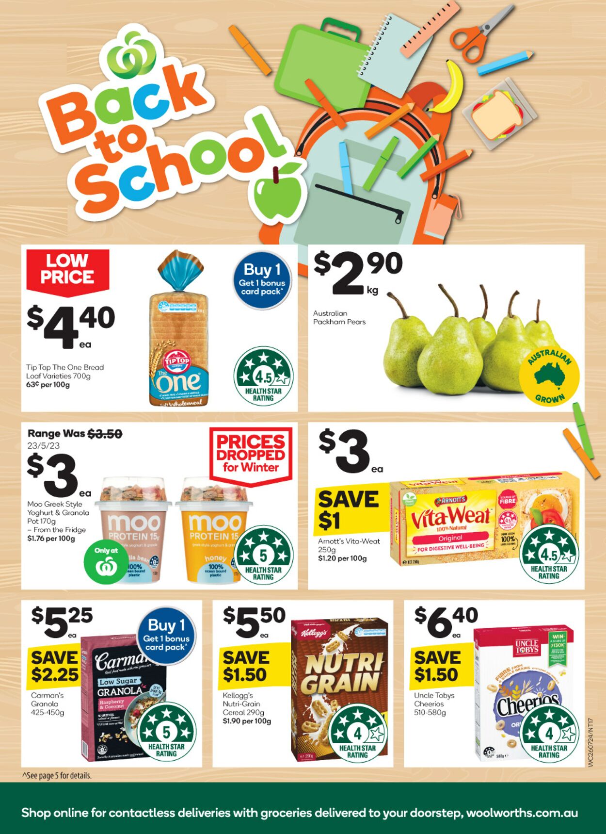 Catalogue Woolworths 26.07.2023 - 01.08.2023