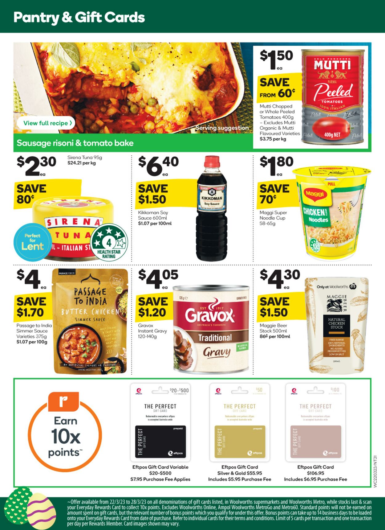 Catalogue Woolworths 22.03.2023 - 28.03.2023