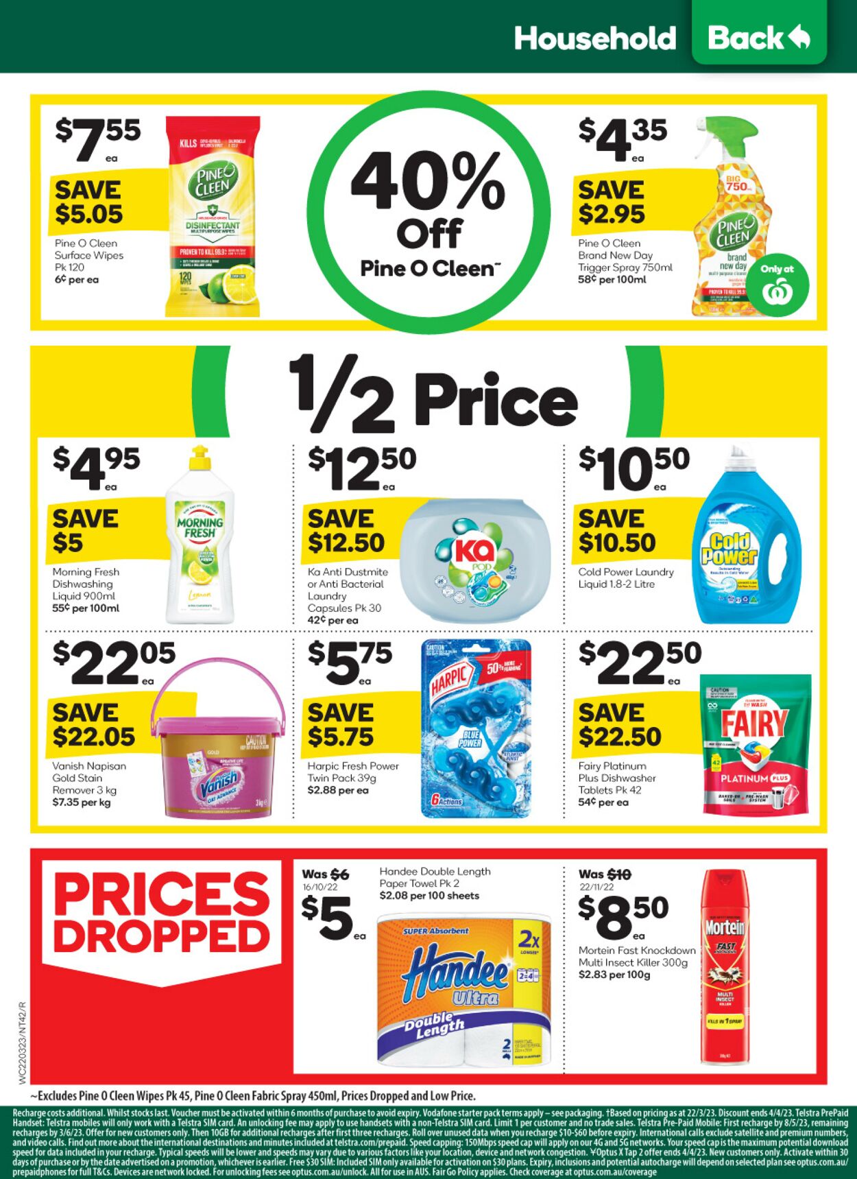 Catalogue Woolworths 22.03.2023 - 28.03.2023