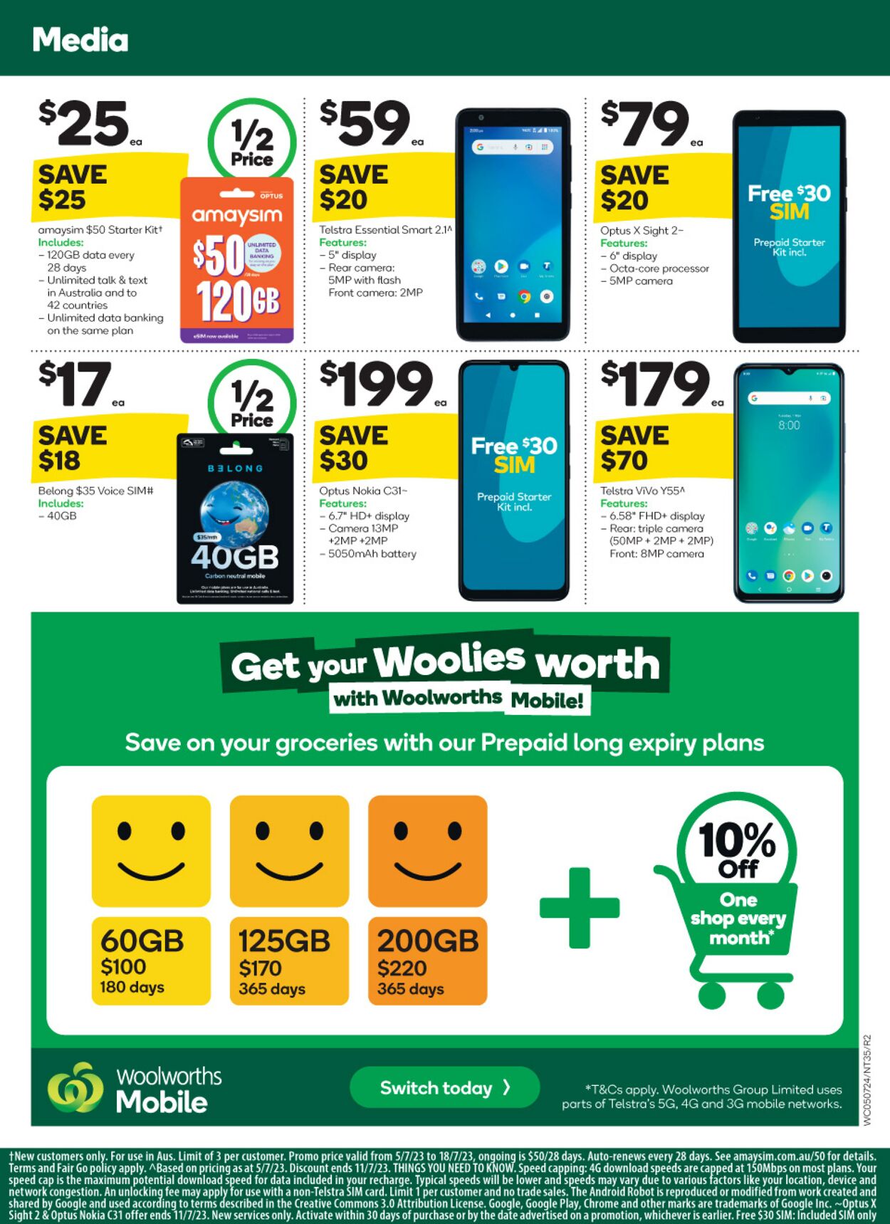 Catalogue Woolworths 05.07.2023 - 11.07.2023