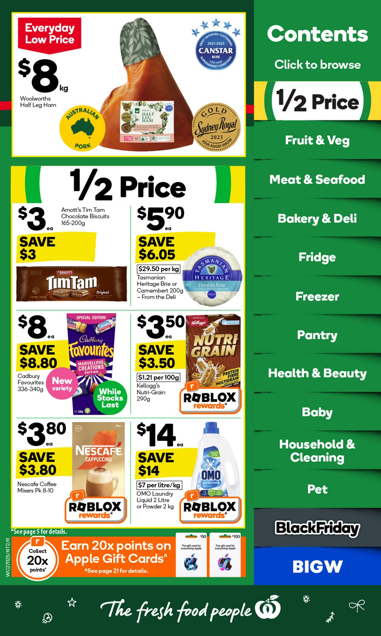 Catalogue Woolworths 27.11.2024 - 03.12.2024