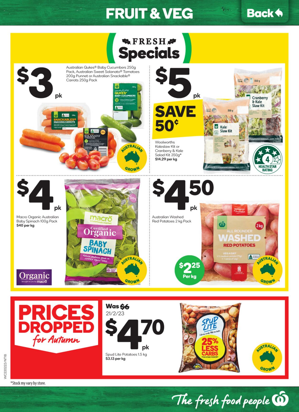 Catalogue Woolworths 22.02.2023 - 28.02.2023