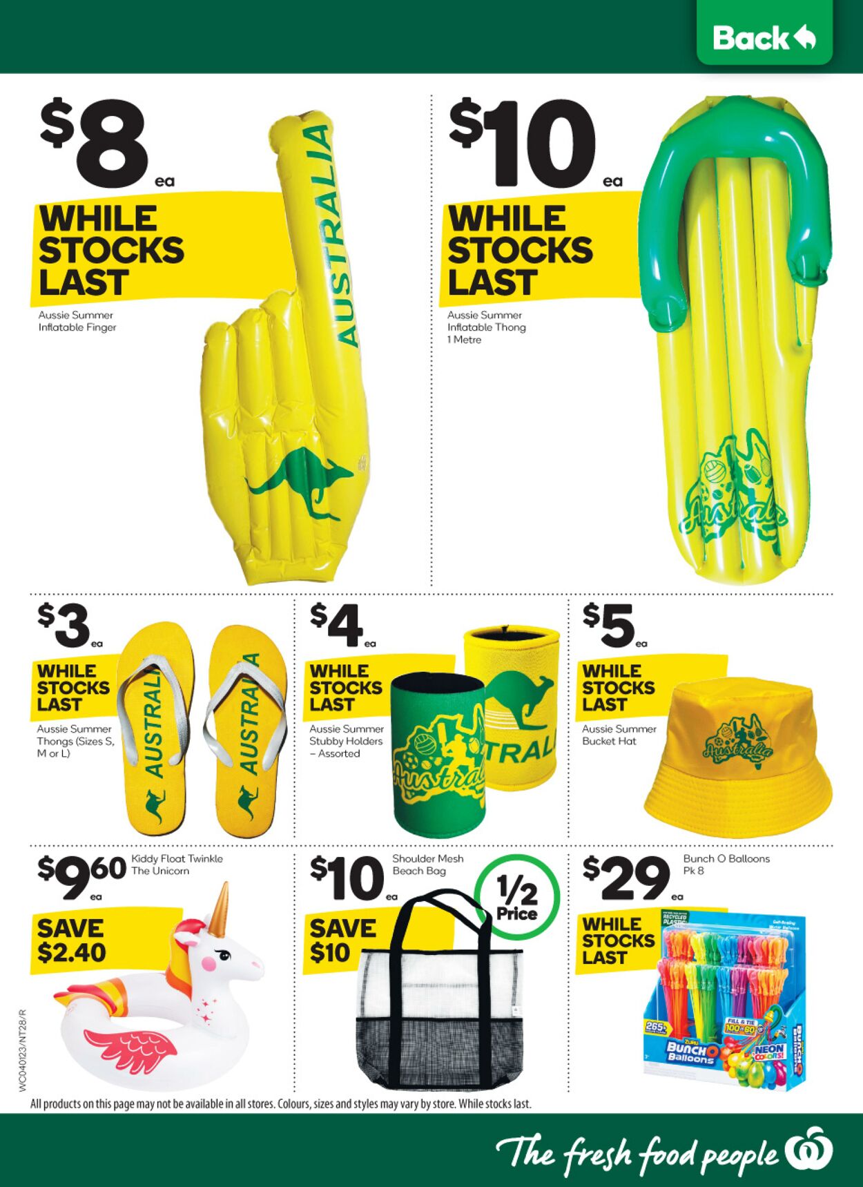 Catalogue Woolworths 04.01.2023 - 10.01.2023