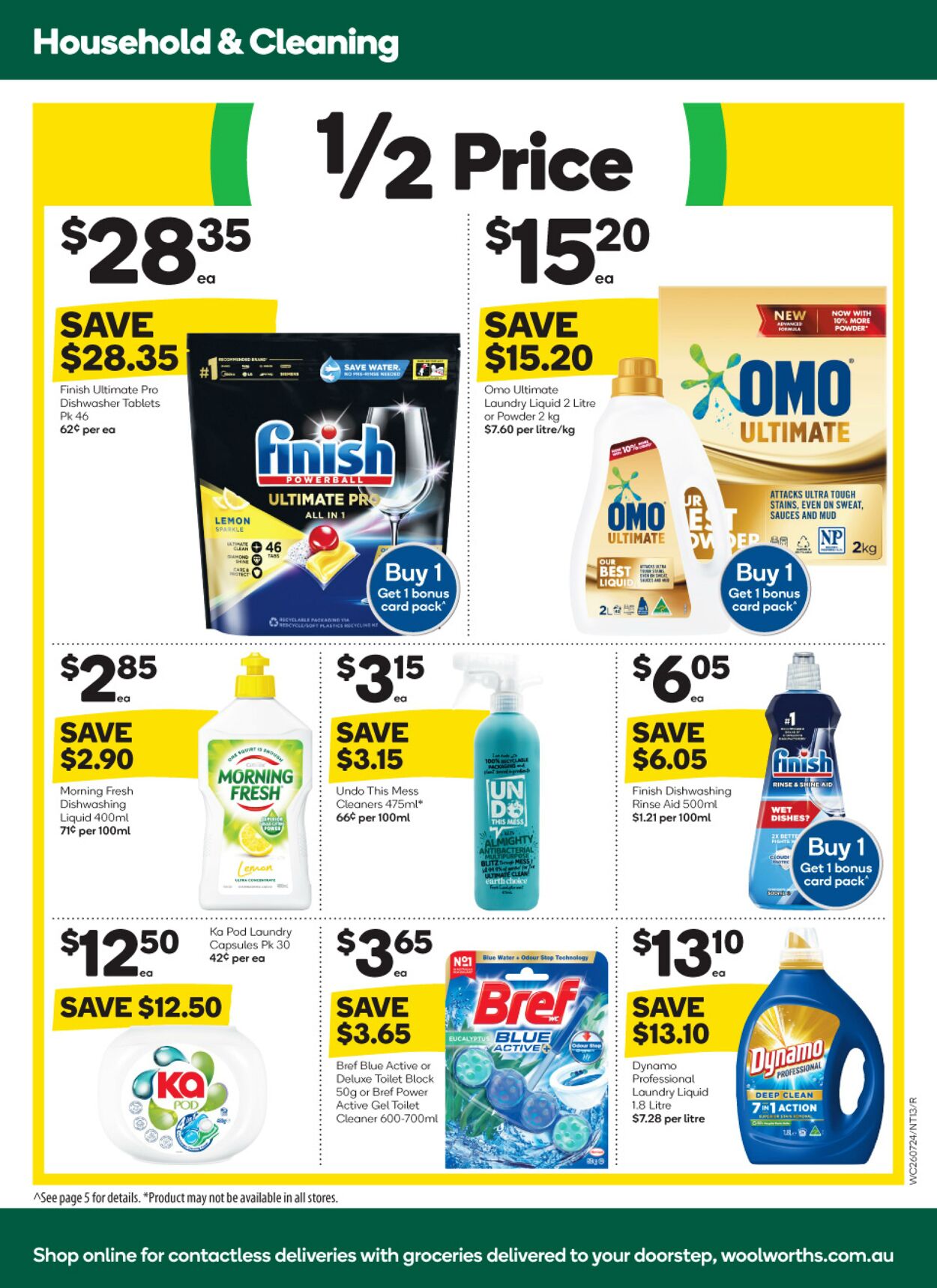 Catalogue Woolworths 26.07.2023 - 01.08.2023