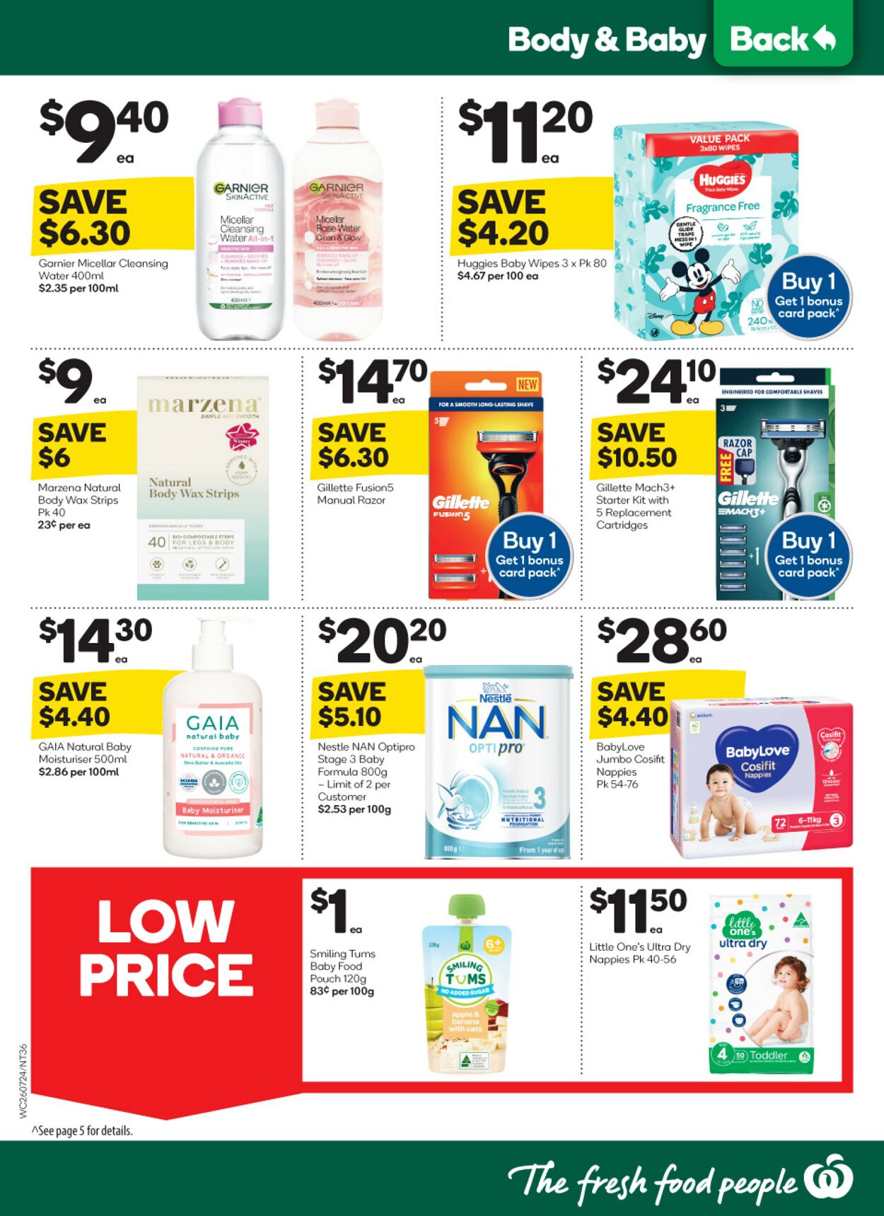 Catalogue Woolworths 26.07.2023 - 01.08.2023