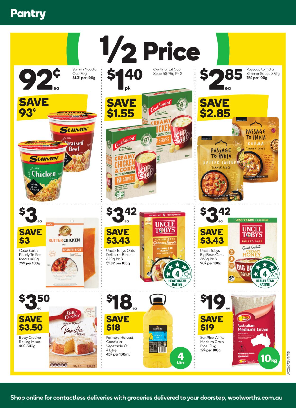 Catalogue Woolworths 26.07.2023 - 01.08.2023